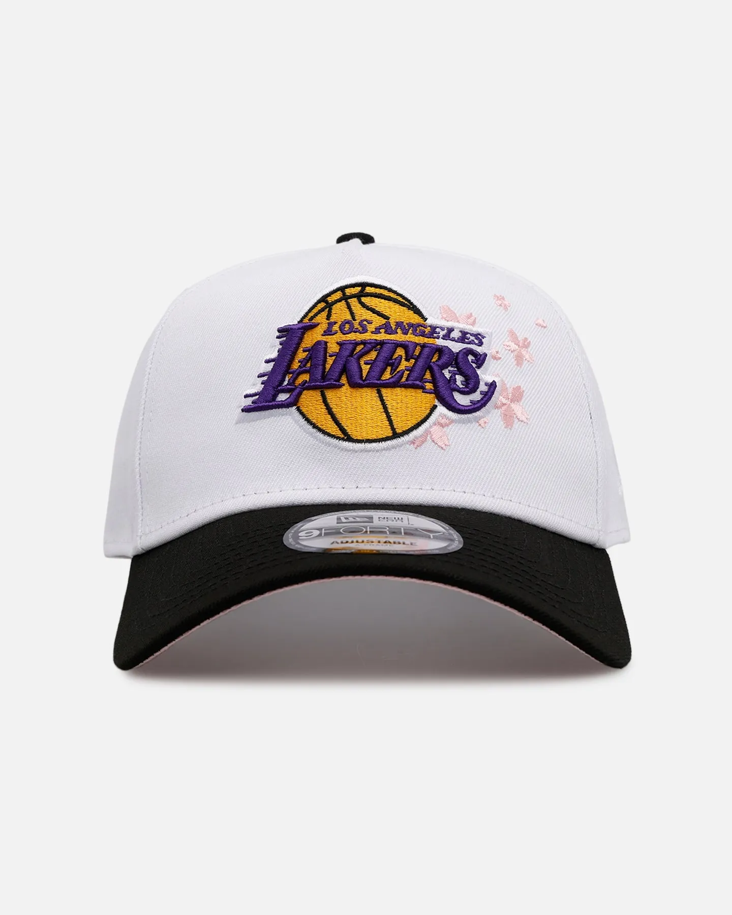 New Era Los Angeles Lakers 'Cherry Blossoms' 9FORTY A-Frame Snapback Official Team Color sold by Culture Kings