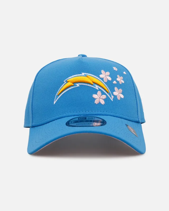 New Era Los Angeles Chargers 'Cherry Blossoms' 9FORTY A-Frame Snapback Official Team Color sold by Culture Kings