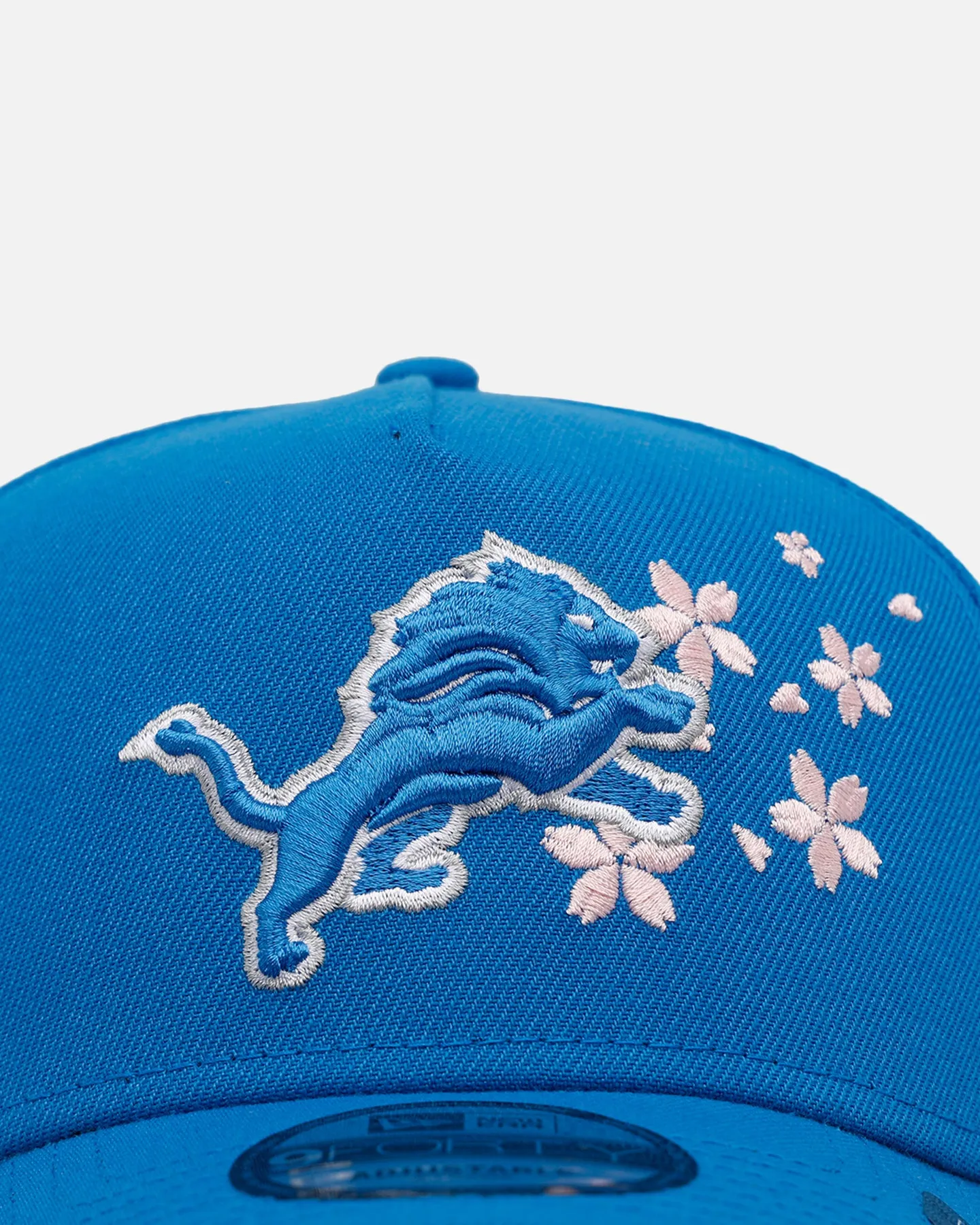 New Era Detroit Lions 'Cherry Blossoms' 9FORTY A-Frame Snapback Official Team Color sold by Culture Kings product image thumbnail 5