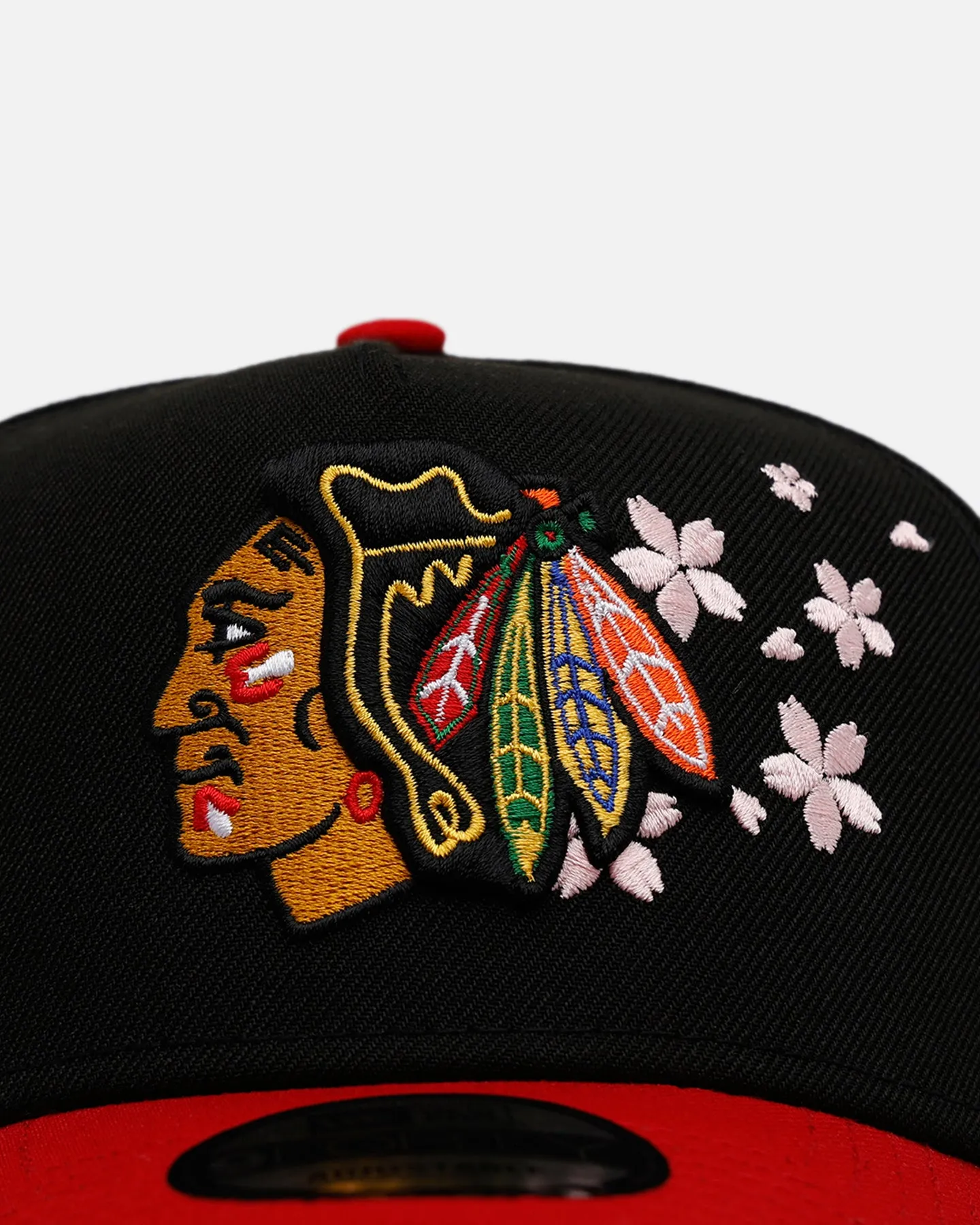 New Era Chicago Blackhawks 'Cherry Blossoms' 9FORTY A-Frame Snapback Official Team Color sold by Culture Kings product image thumbnail 5
