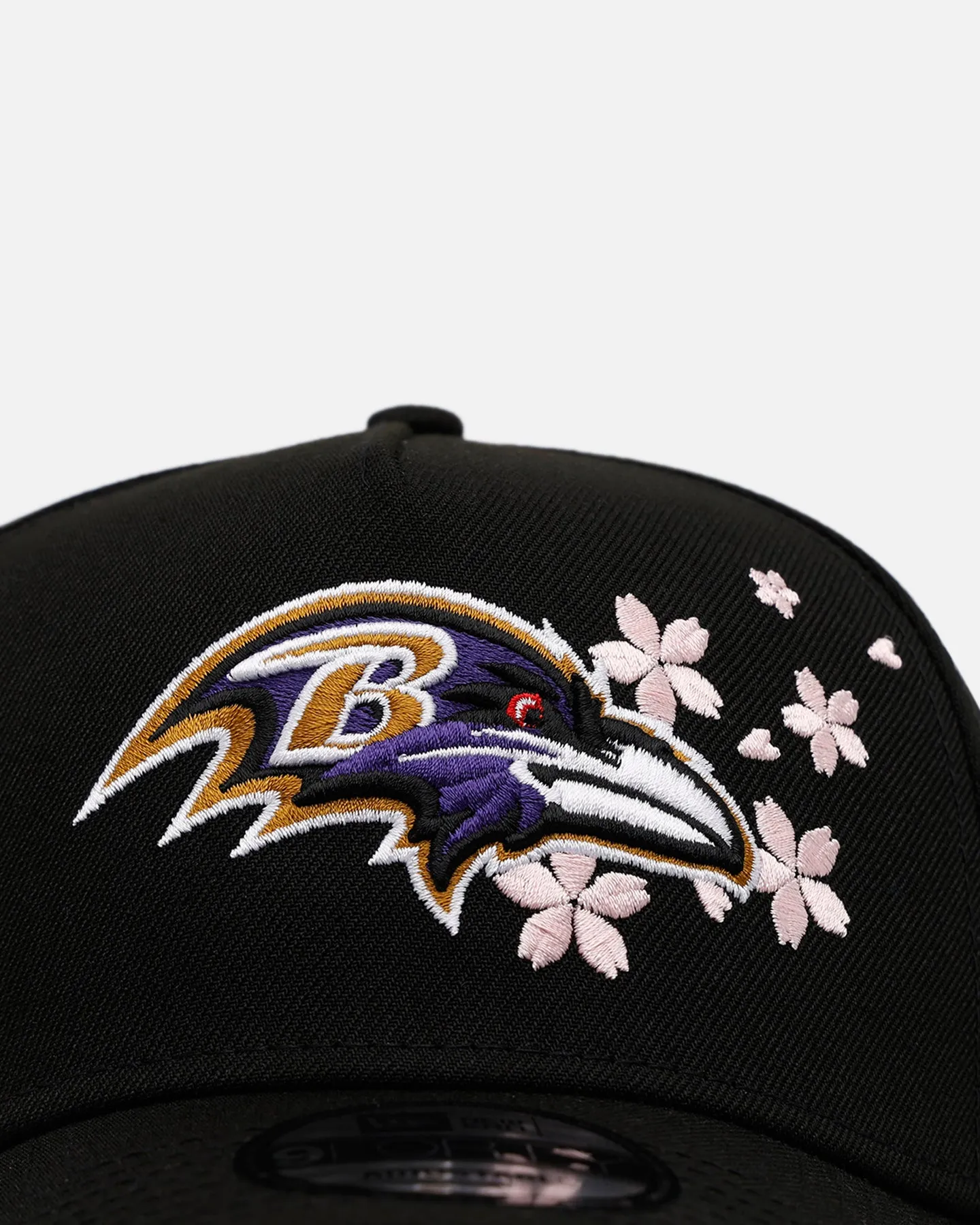 New Era Baltimore Ravens 'Cherry Blossoms' 9FORTY A-Frame Snapback Official Team Color sold by Culture Kings product image thumbnail 5