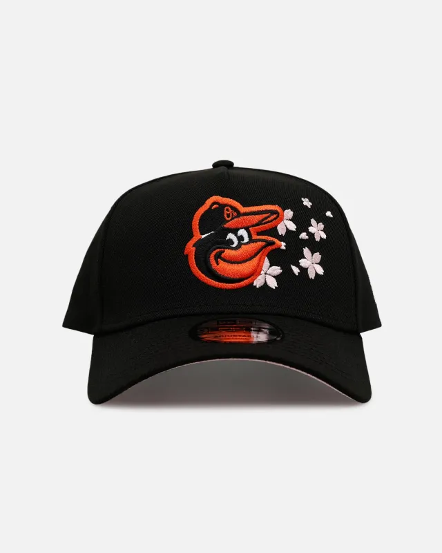New Era Baltimore Orioles 'Cherry Blossoms' 9FORTY A-Frame Snapback Official Team Color sold by Culture Kings