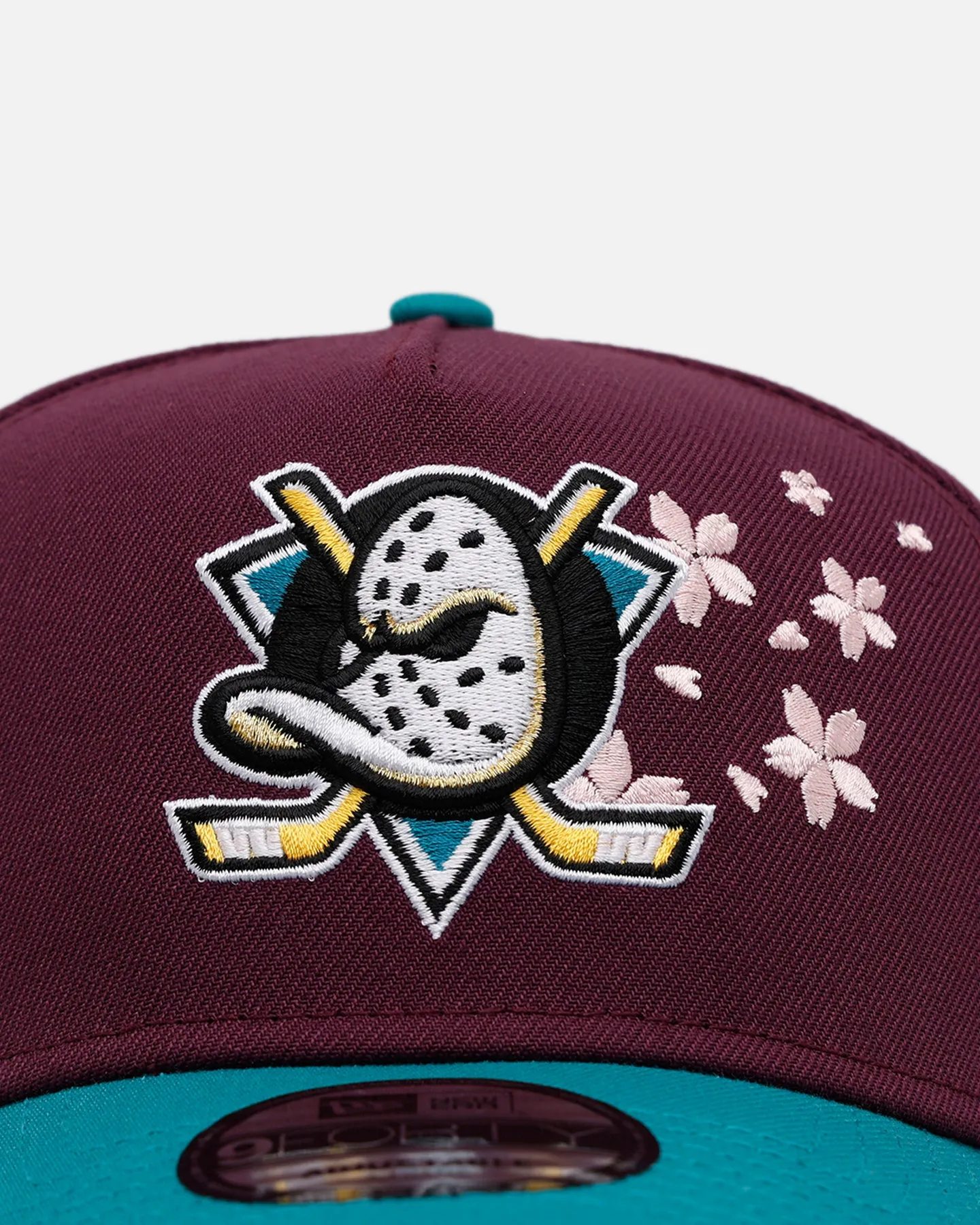 New Era Anaheim Ducks 'Cherry Blossoms' 9FORTY A-Frame Snapback Official Team Color sold by Culture Kings product image thumbnail 5