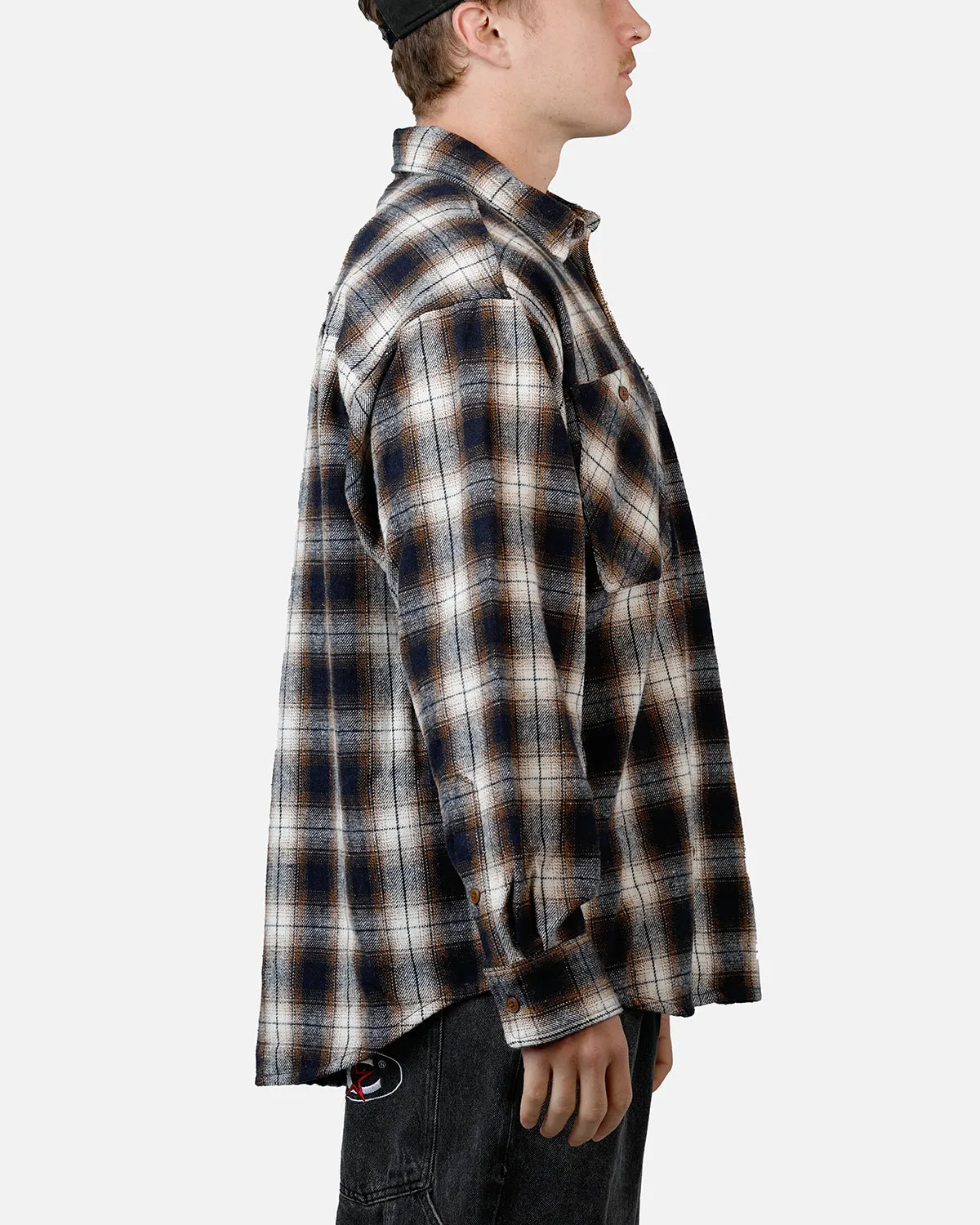 Alpha Industries Unfrm Flannel Button Up Shirt Rust sold by Culture Kings product image thumbnail 4