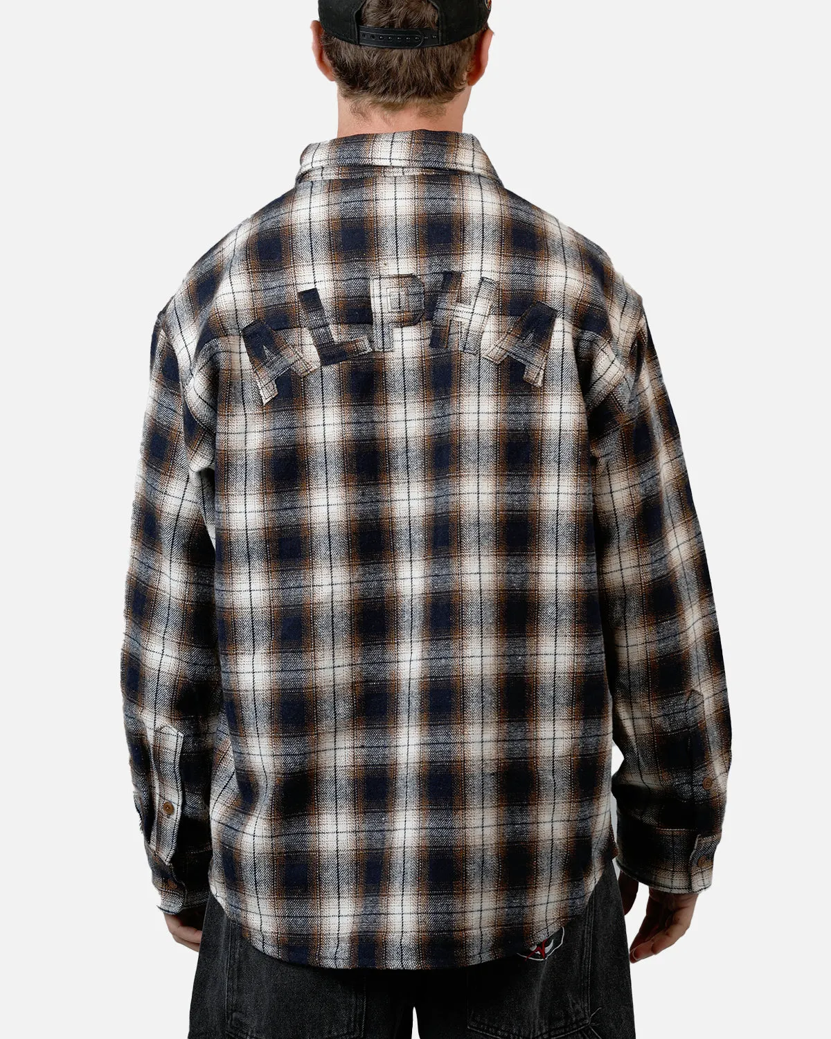 Alpha Industries Unfrm Flannel Button Up Shirt Rust sold by Culture Kings product image thumbnail 2