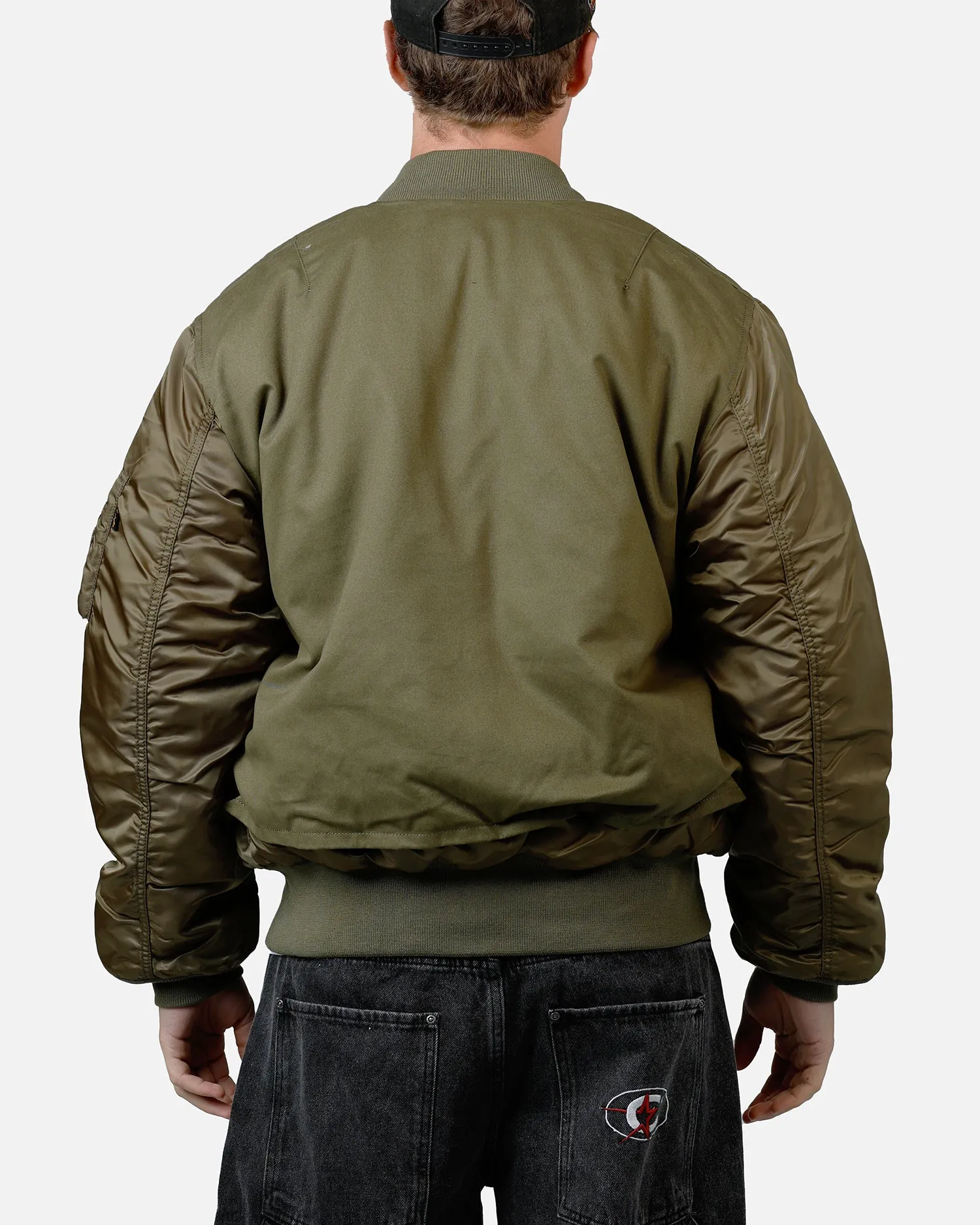 Alpha Industries MA-1 Mixed Cotton Jacket Green sold by Culture Kings product image thumbnail 2