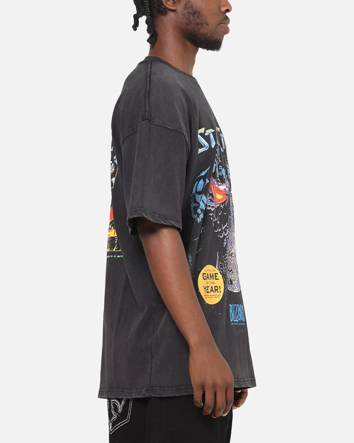 73Studio X Starcraft Vintage T-Shirt Off Black sold by Culture Kings product image thumbnail 3