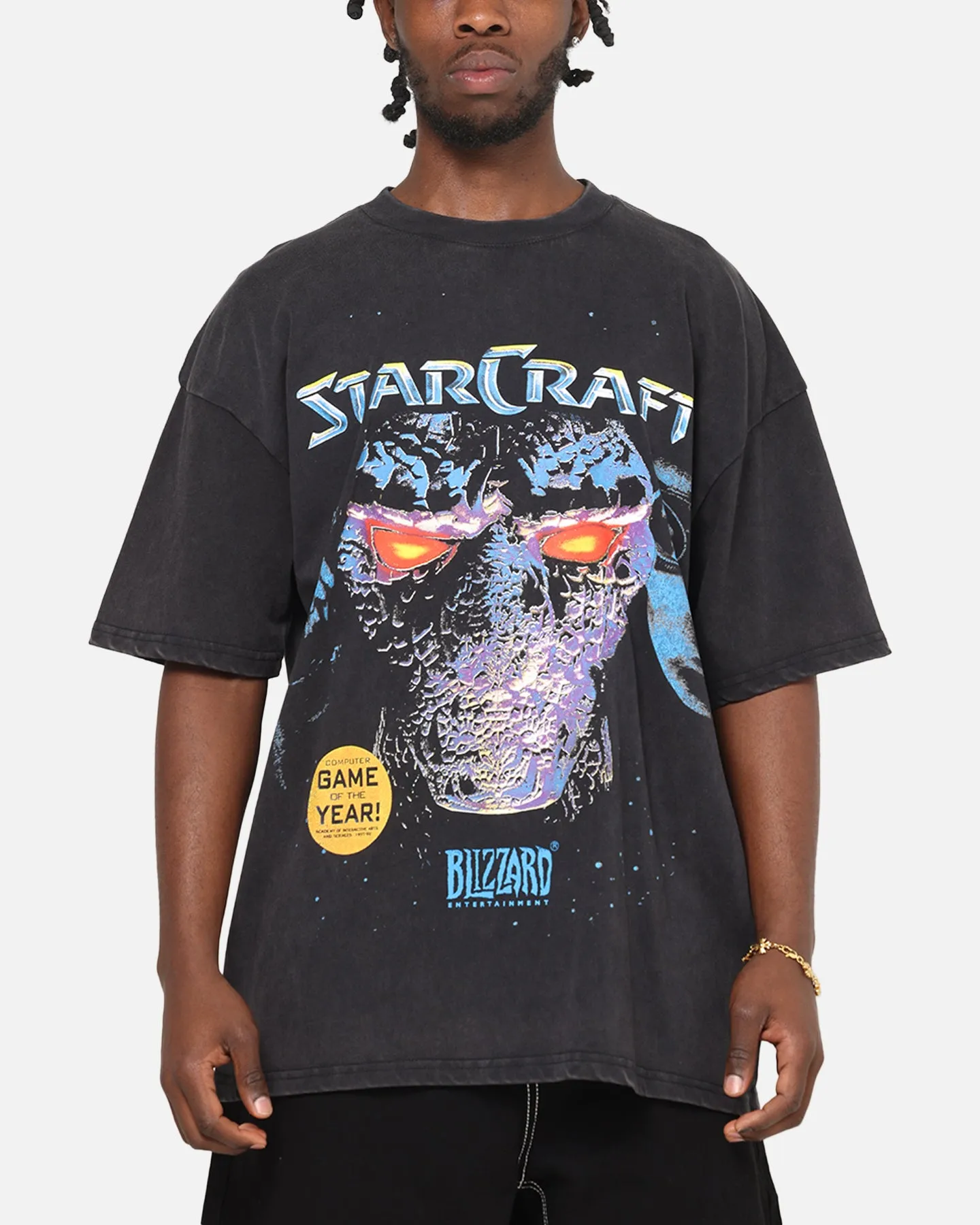 73Studio X Starcraft Vintage T-Shirt Off Black sold by Culture Kings