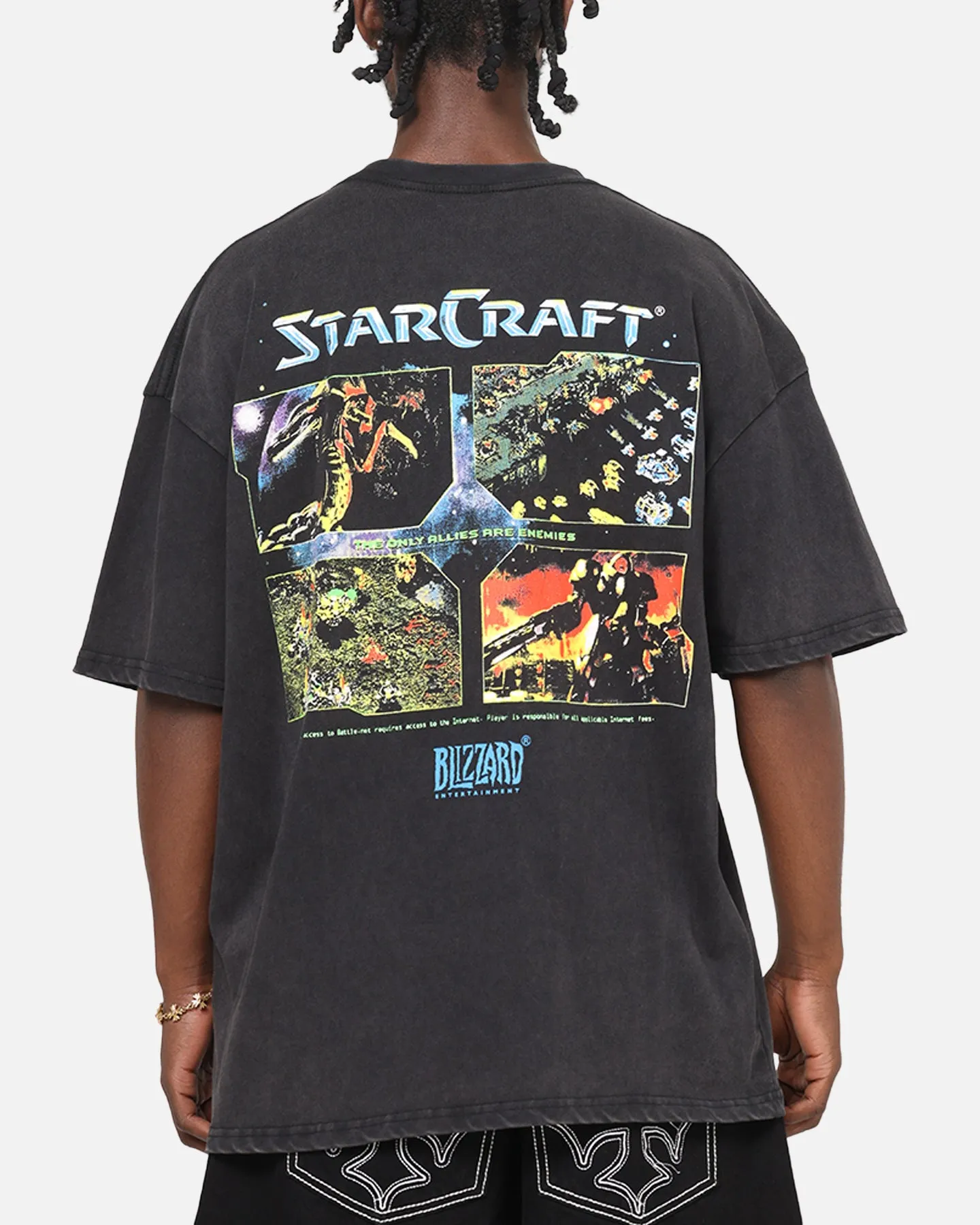 73Studio X Starcraft Vintage T-Shirt Off Black sold by Culture Kings product image thumbnail 2