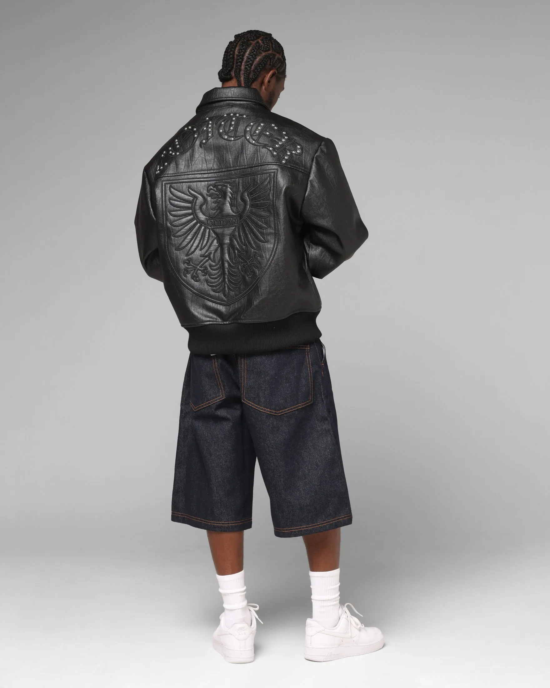 Loiter Imperial Vegan Leather Jacket Black sold by Culture Kings product image thumbnail 4