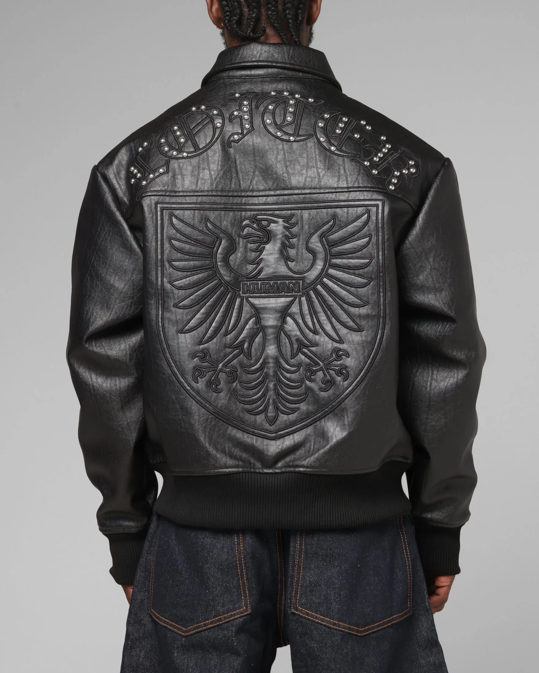 Loiter Imperial Vegan Leather Jacket Black sold by Culture Kings product image thumbnail 2