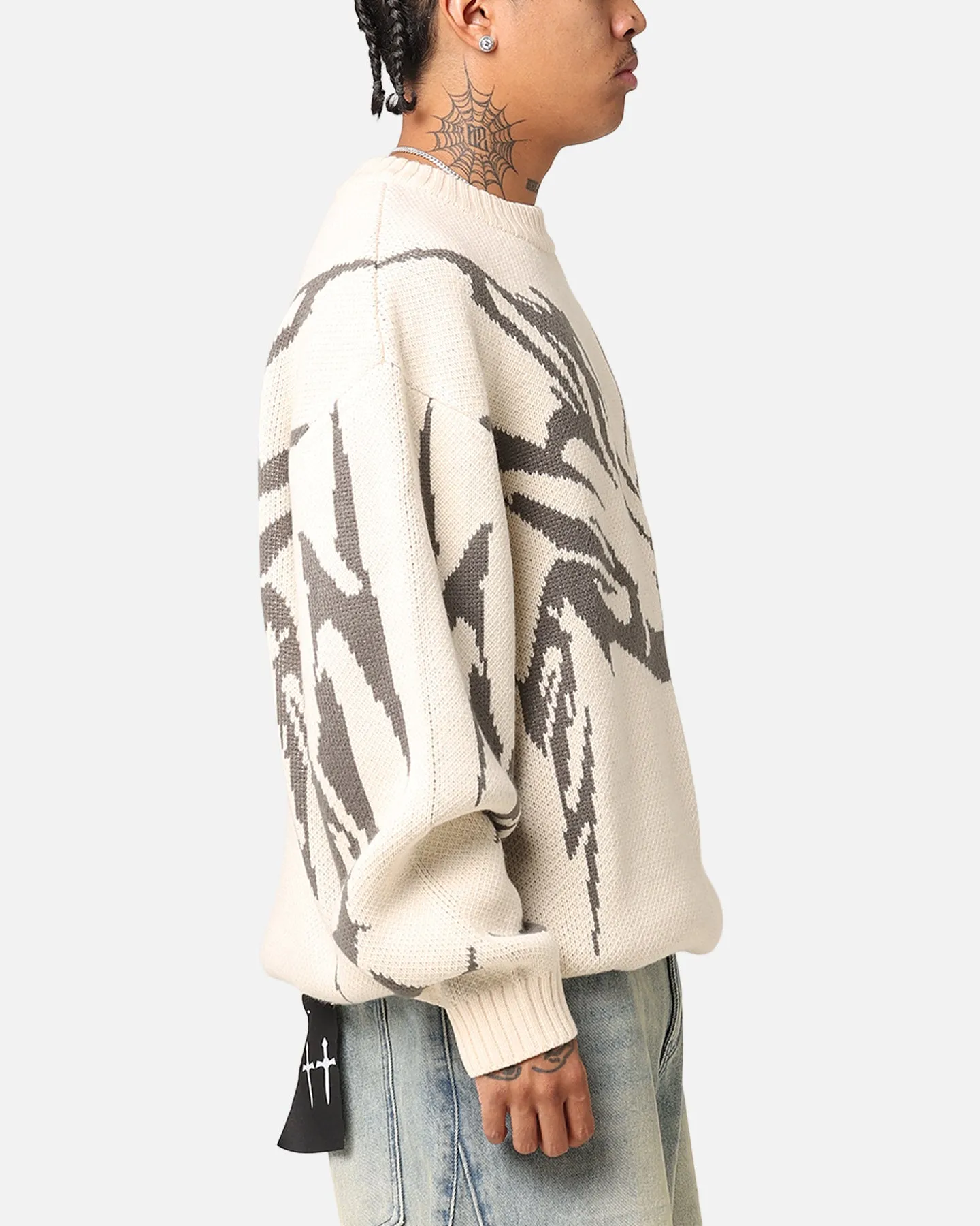 Loiter Cyber Knit Sweater Off White sold by Culture Kings product image thumbnail 5