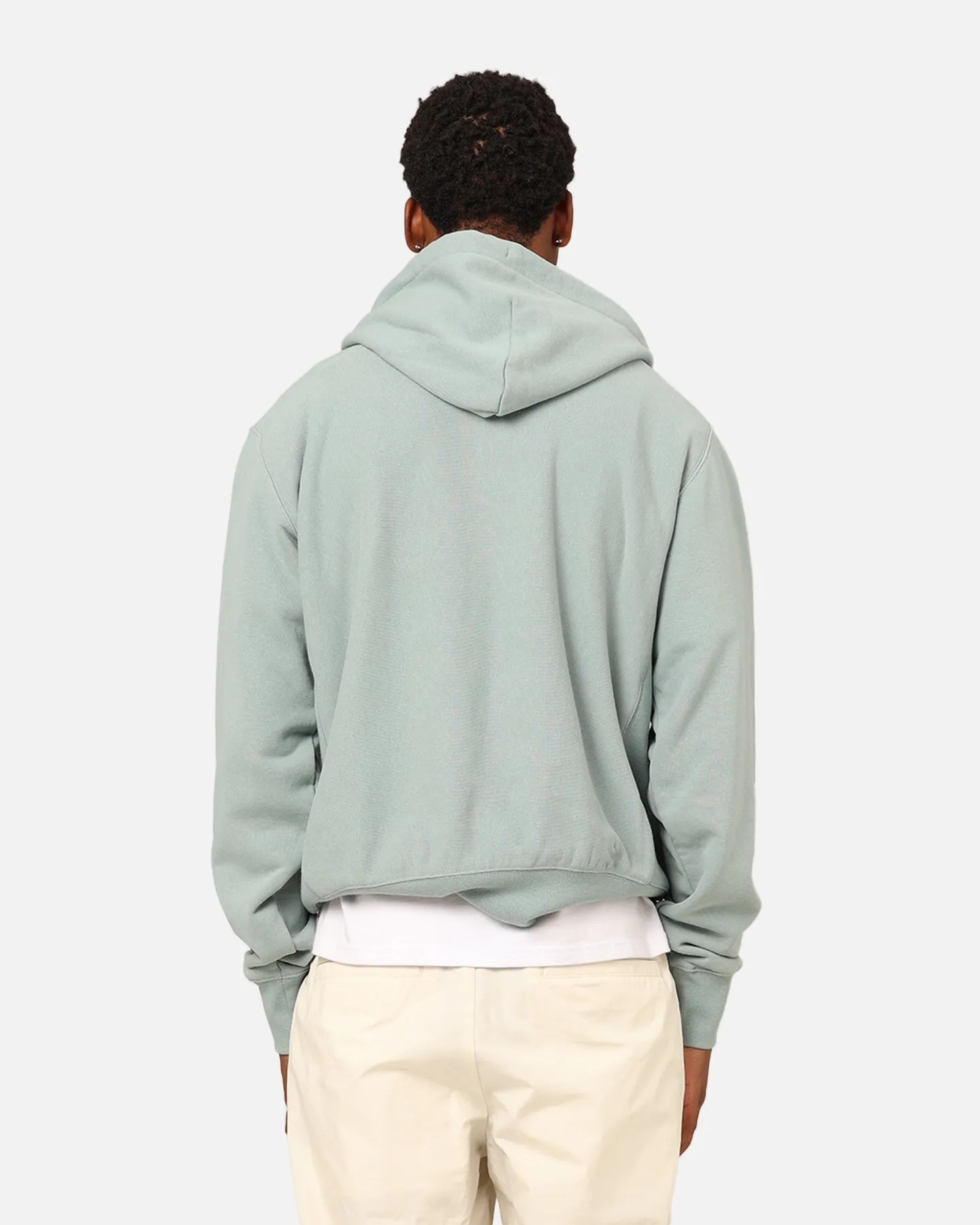 Champion Reverse Weave Terry Hoodie Sage Shimmer Green sold by Culture Kings product image thumbnail 4
