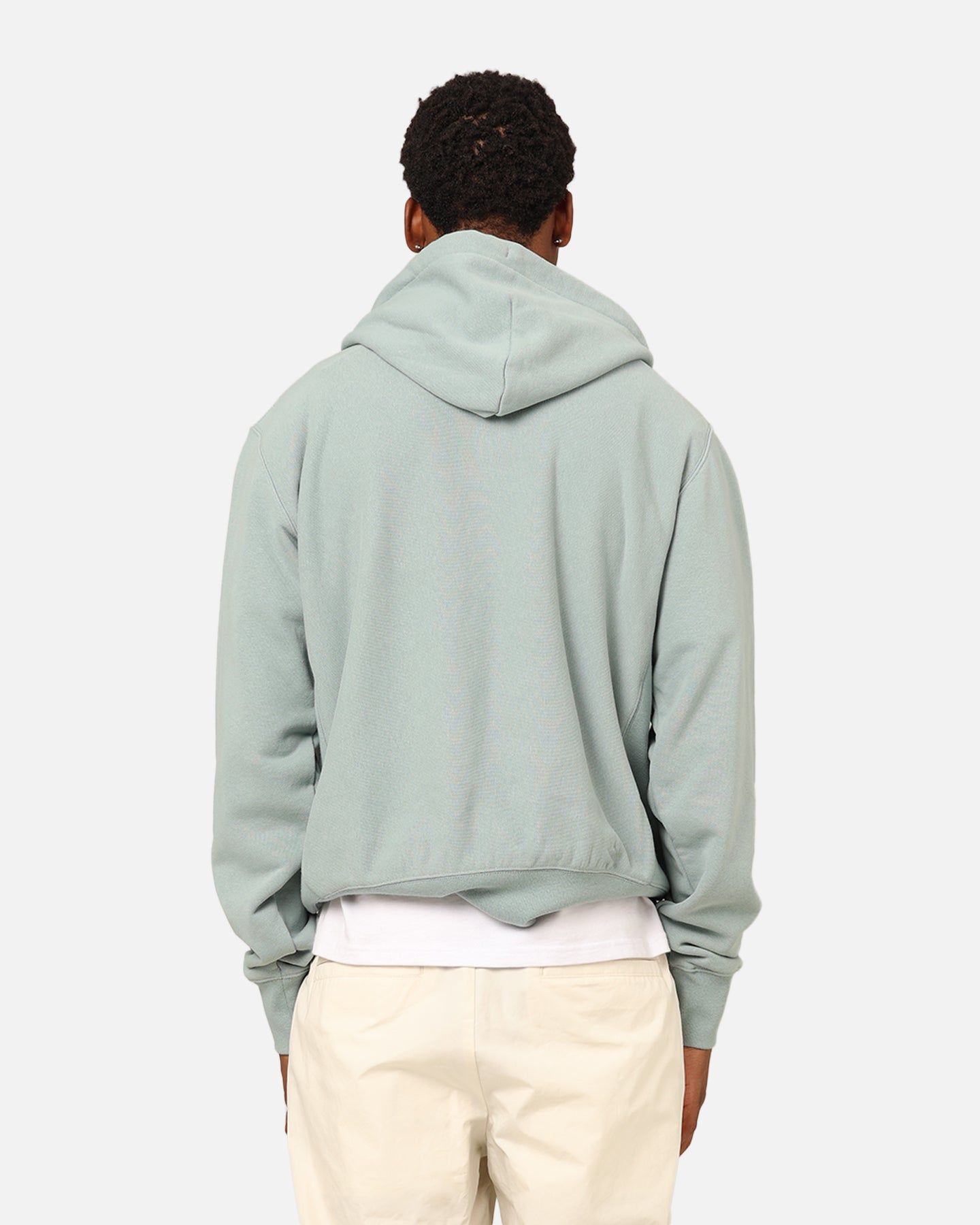 Champion Reverse Weave Terry Hoodie Sage Shimmer Green sold by Culture Kings product image thumbnail 4