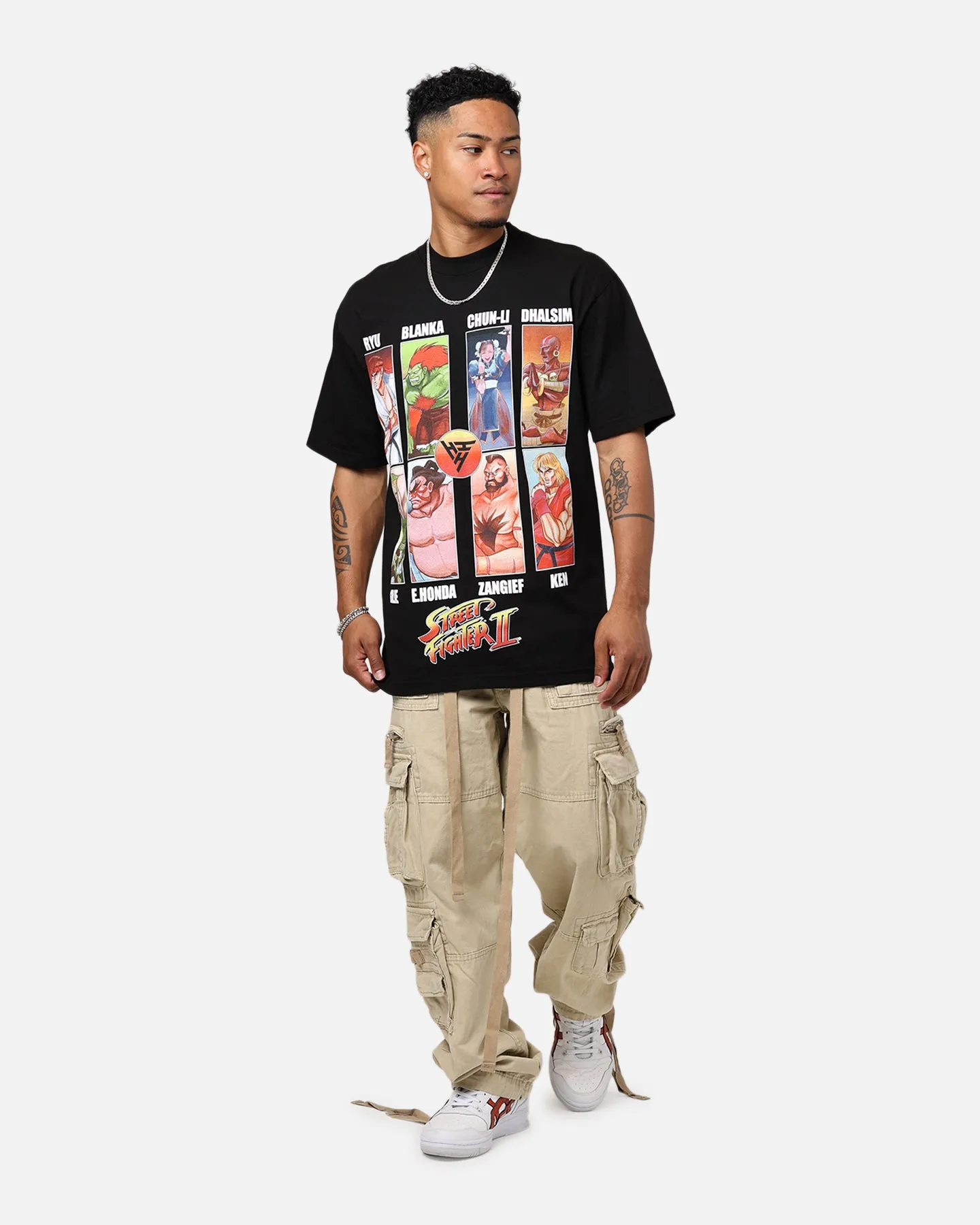 Hypland X Street Fighter Grid T-Shirt Black sold by Culture Kings product image thumbnail 3
