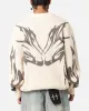 Loiter Cyber Knit Sweater Off White sold by Culture Kings