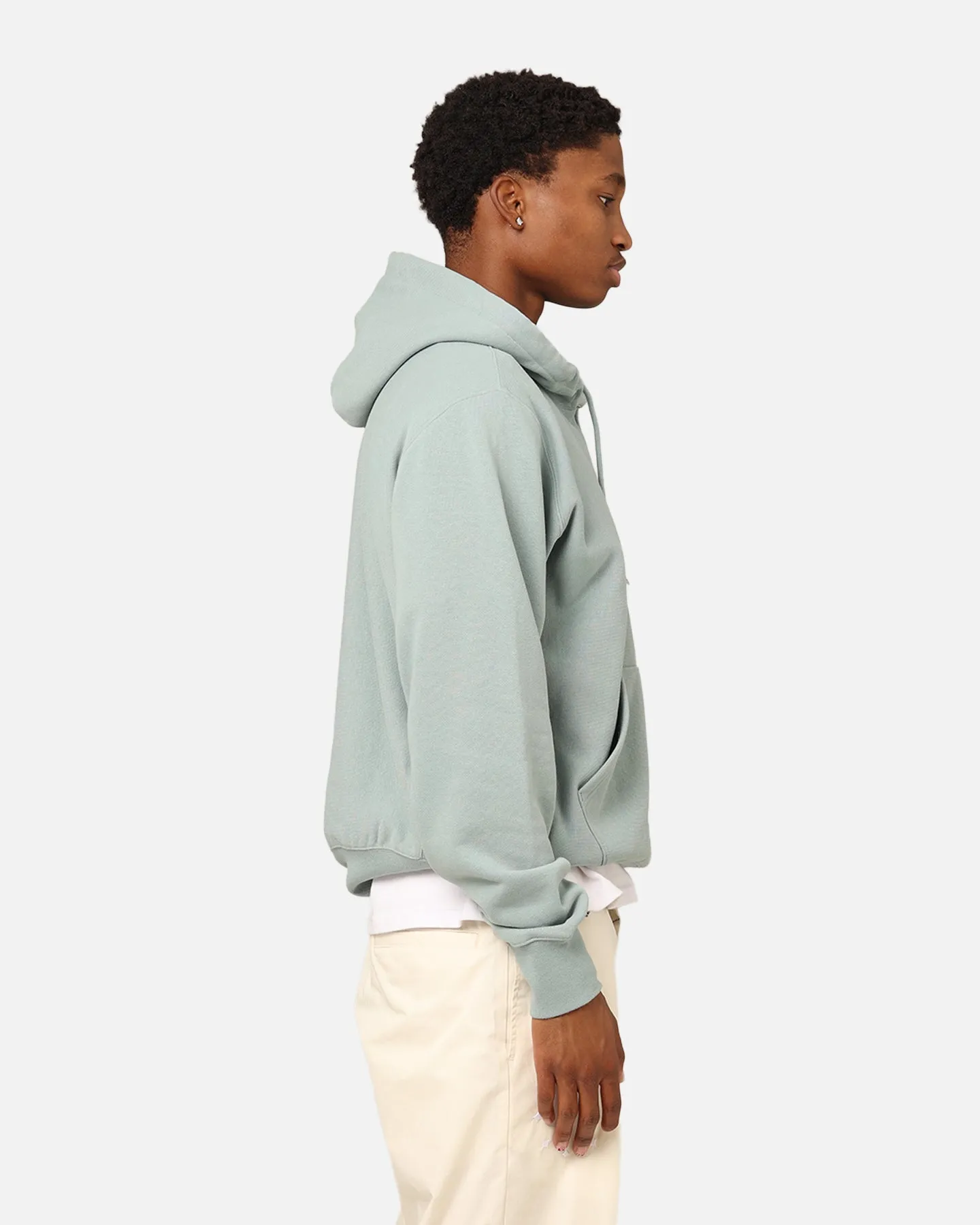 Champion Reverse Weave Terry Hoodie Sage Shimmer Green sold by Culture Kings product image thumbnail 5
