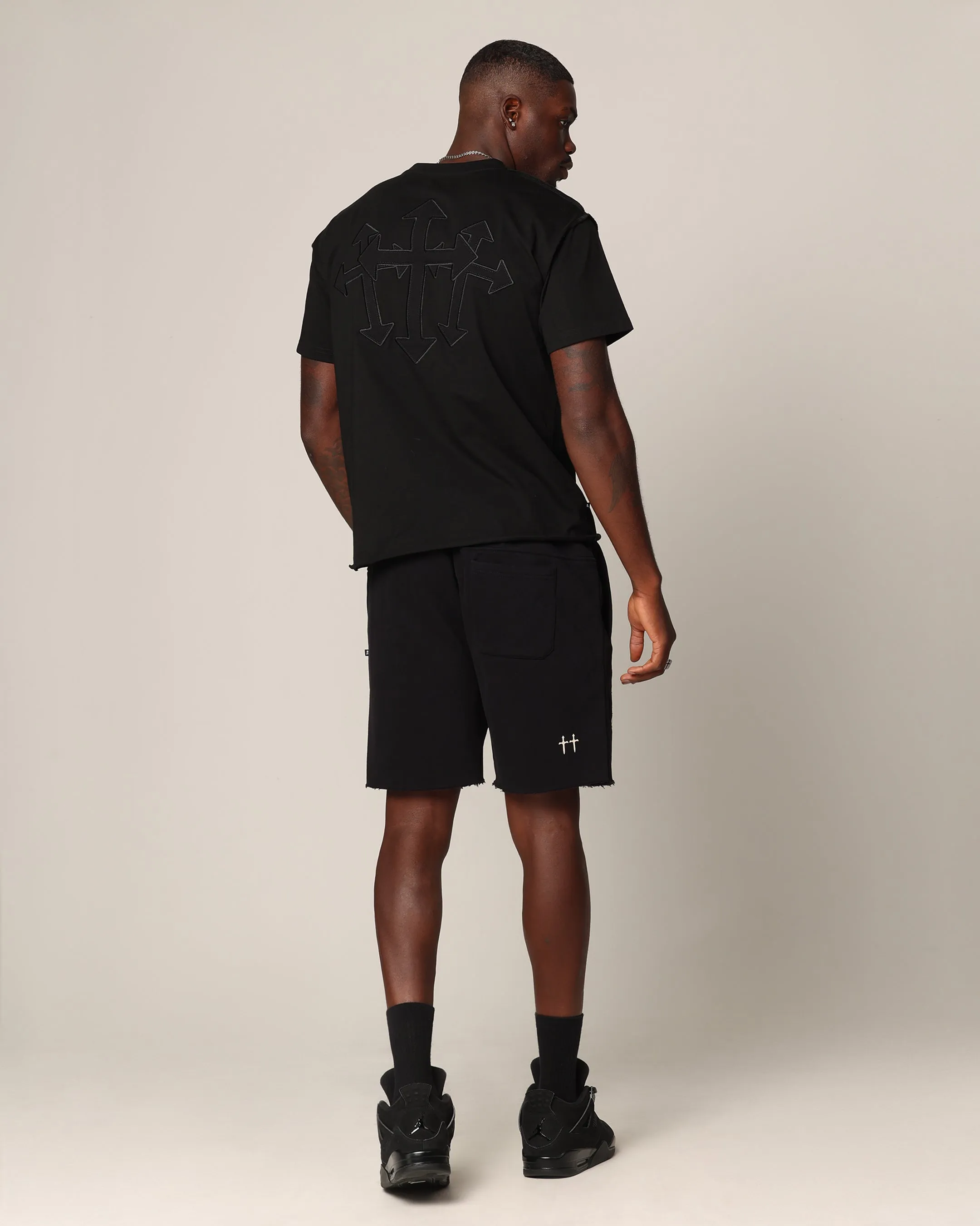 Saint Morta Sorrows Cut T-Shirt Black sold by Culture Kings product image thumbnail 3