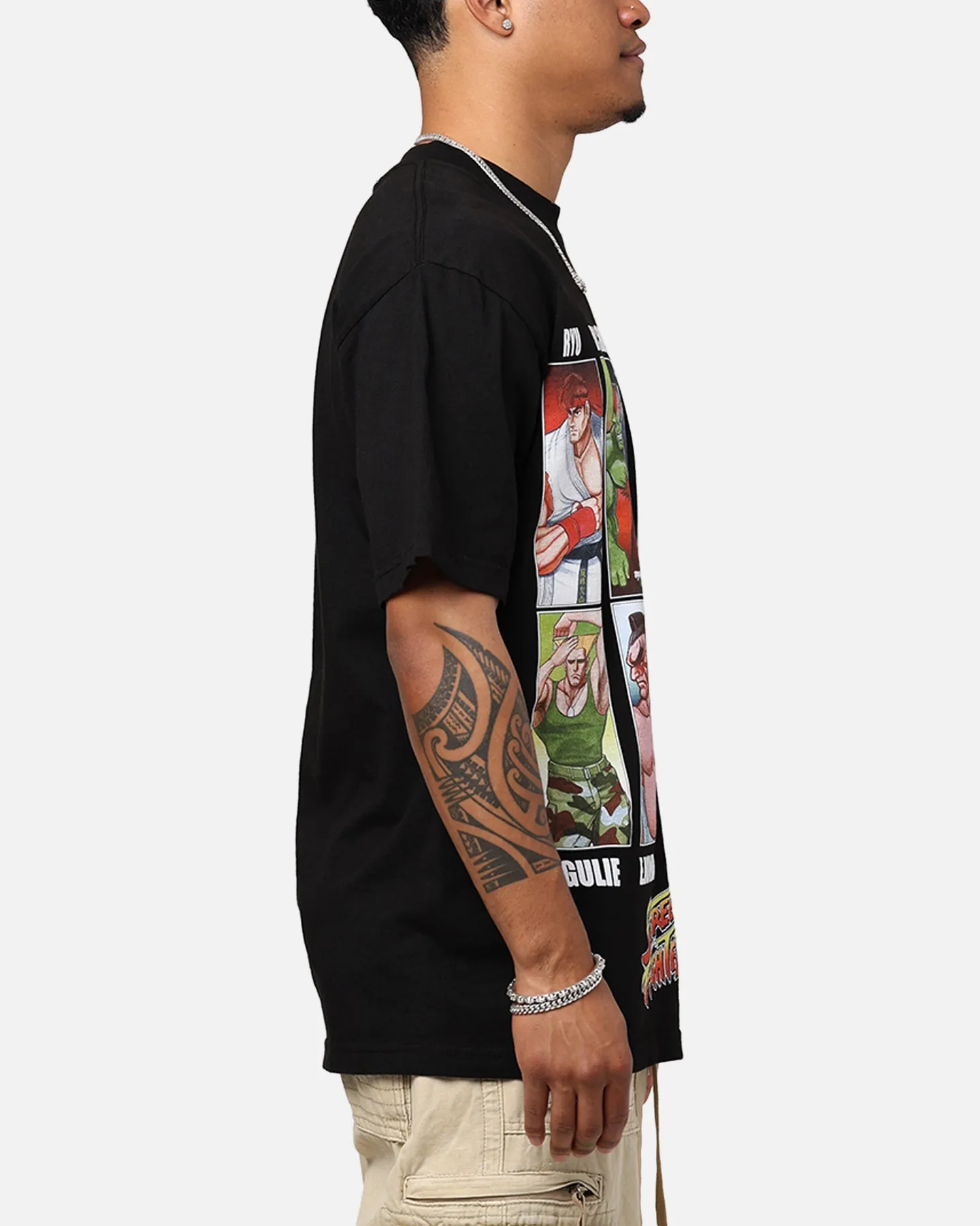 Hypland X Street Fighter Grid T-Shirt Black sold by Culture Kings product image thumbnail 4