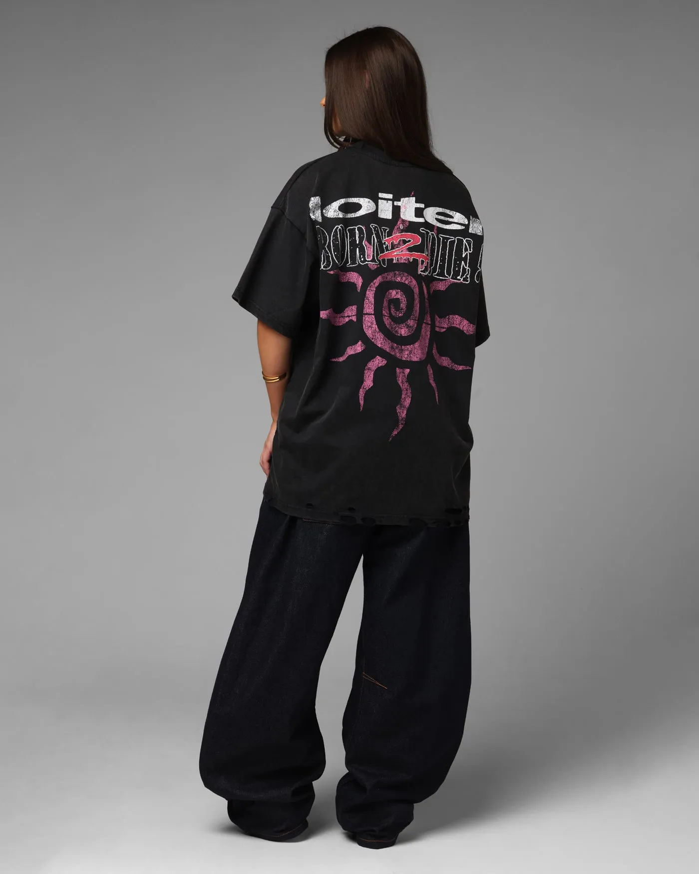 Loiter Silicone Premium Vintage T-Shirt Washed Black sold by Culture Kings product image thumbnail 4