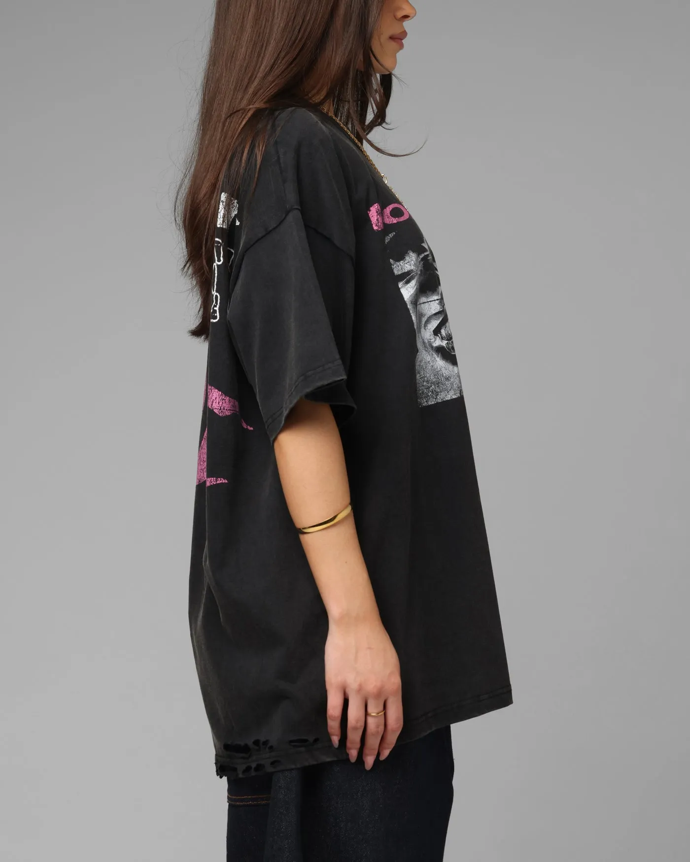 Loiter Silicone Premium Vintage T-Shirt Washed Black sold by Culture Kings product image thumbnail 5