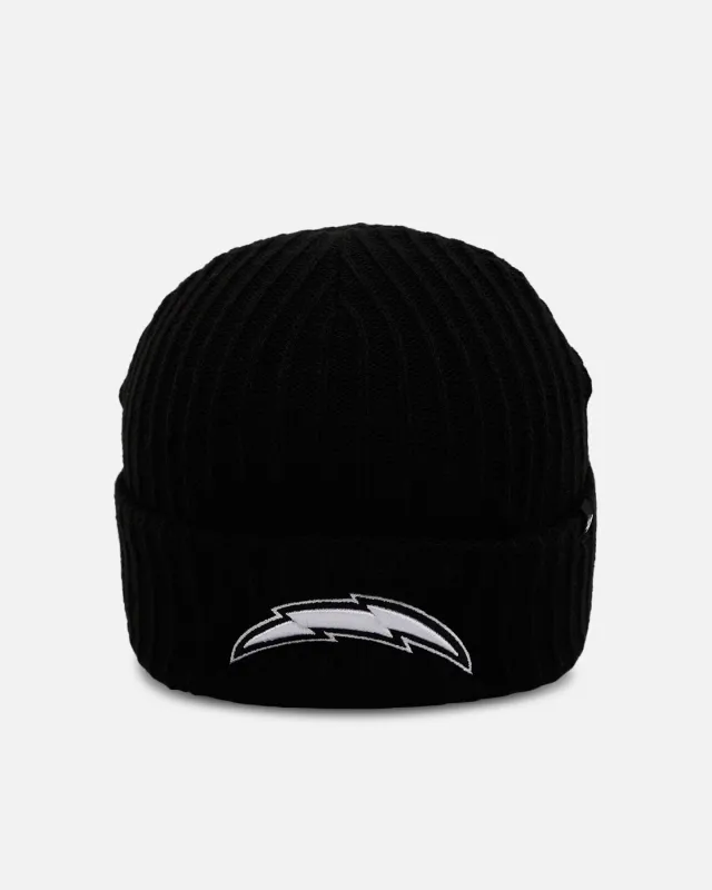 47 Brand Los Angeles Chargers Harbor Cuff Knit Beanie Black sold by Culture Kings