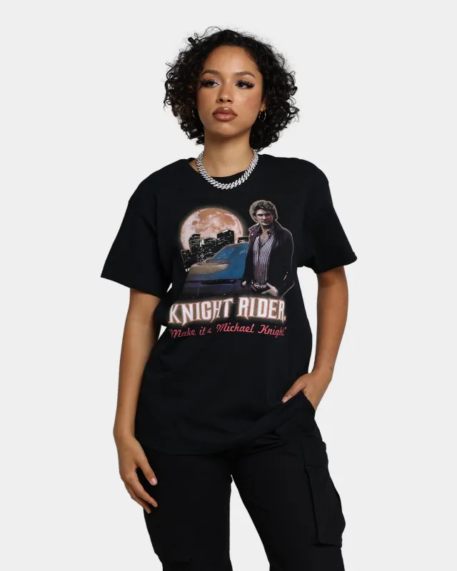 73Studio X Knight Rider Make It Michael Knight T-Shirt Black sold by Culture Kings