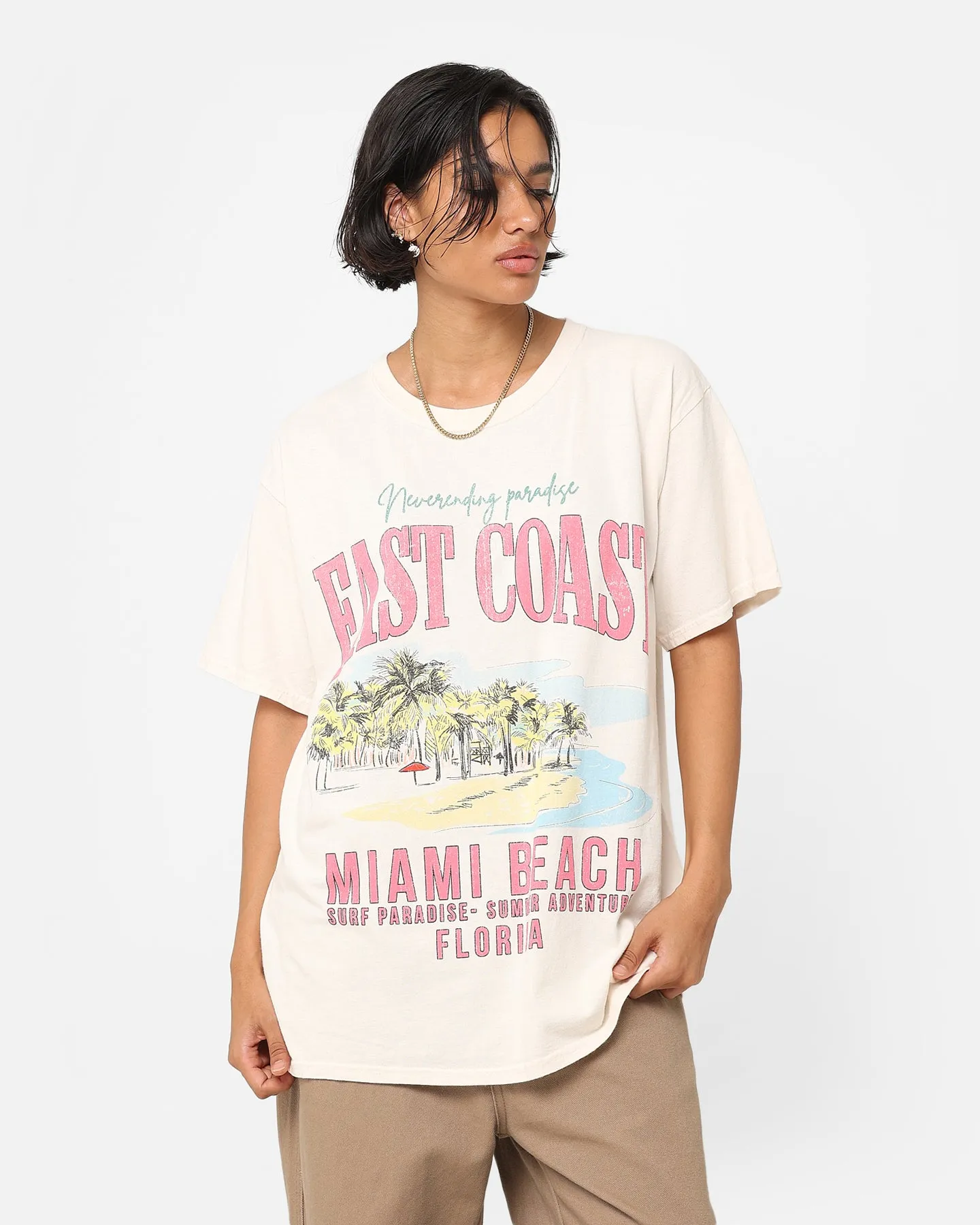 73Studio Miami Beach Vintage T-Shirt Off White sold by Culture Kings
