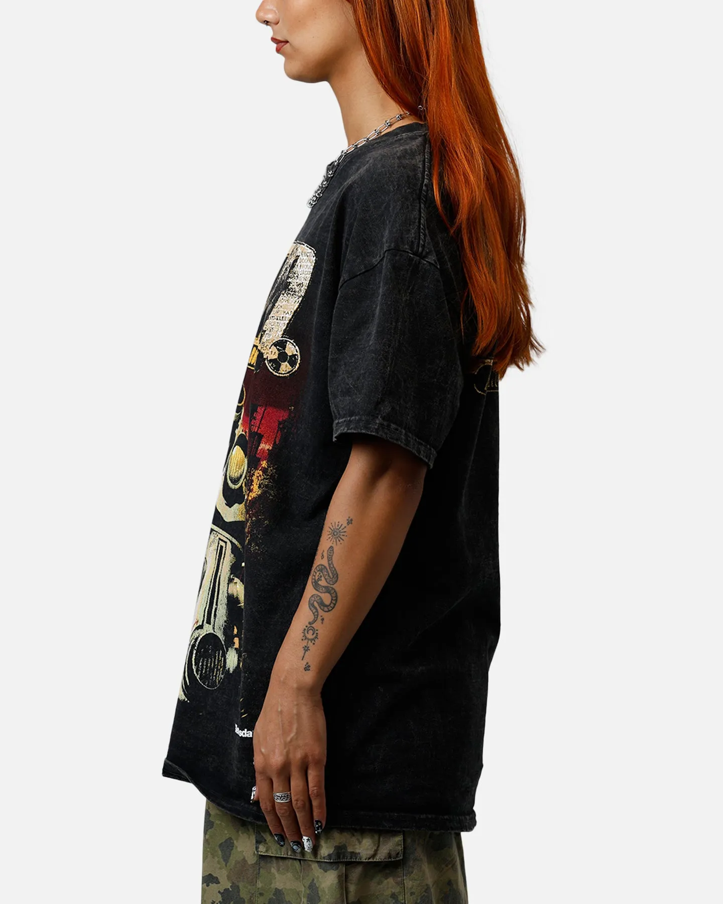 73Studio X Fallout '97 Fallout Vintage T-Shirt Black Acidwash sold by Culture Kings product image thumbnail 5