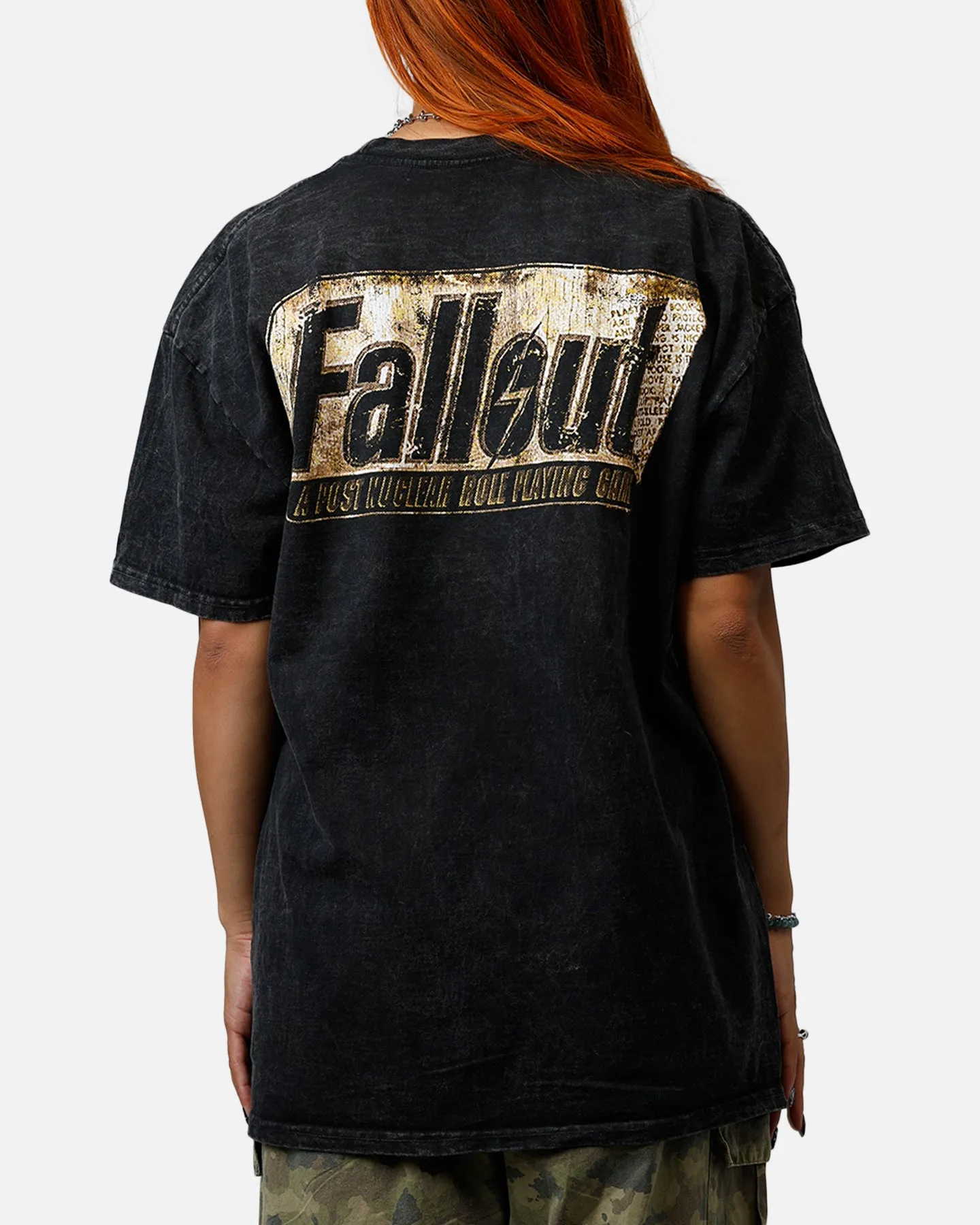 73Studio X Fallout '97 Fallout Vintage T-Shirt Black Acidwash sold by Culture Kings product image thumbnail 2