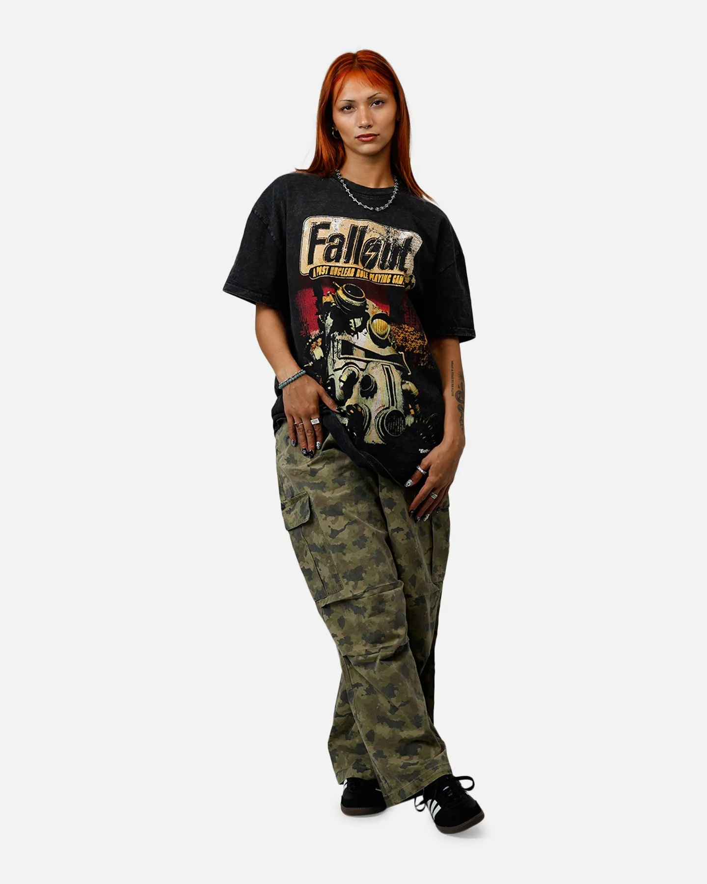73Studio X Fallout '97 Fallout Vintage T-Shirt Black Acidwash sold by Culture Kings product image thumbnail 3