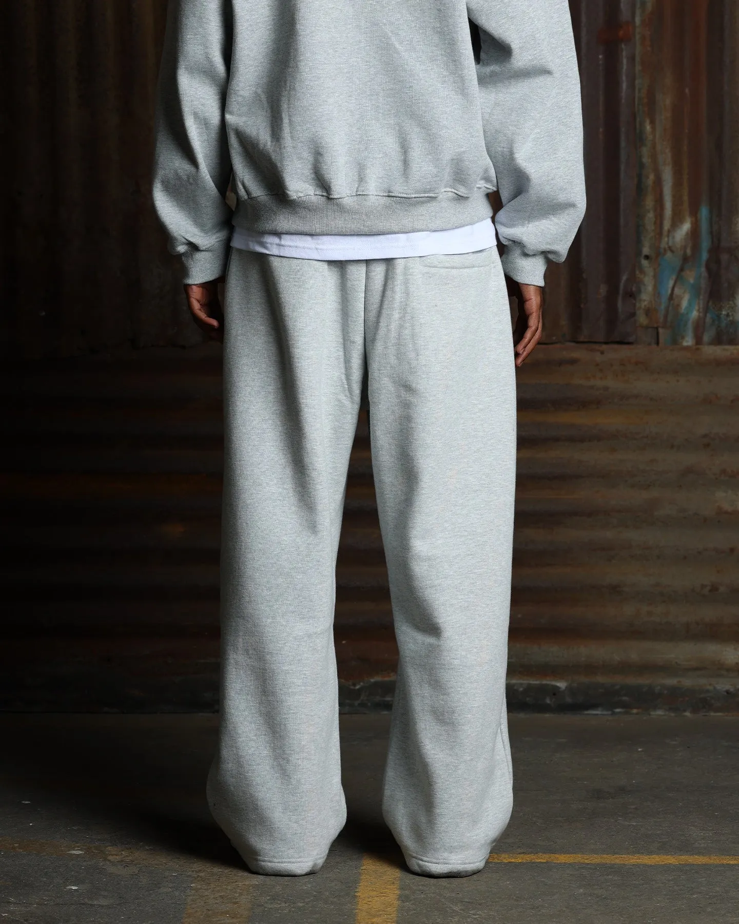 American Thrift Wide Leg Pants Grey Heather sold by Culture Kings product image thumbnail 5