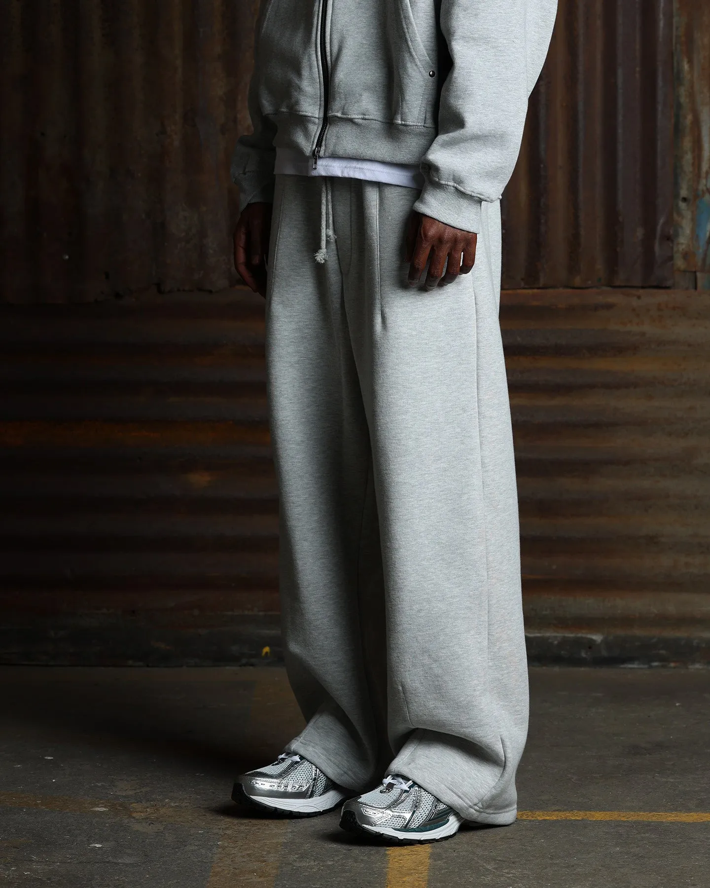 American Thrift Wide Leg Pants Grey Heather sold by Culture Kings product image thumbnail 4