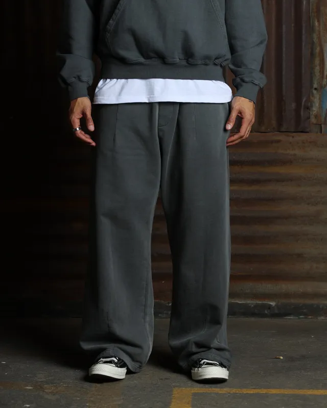 American Thrift Wide Leg Pants Washed Charcoal sold by Culture Kings