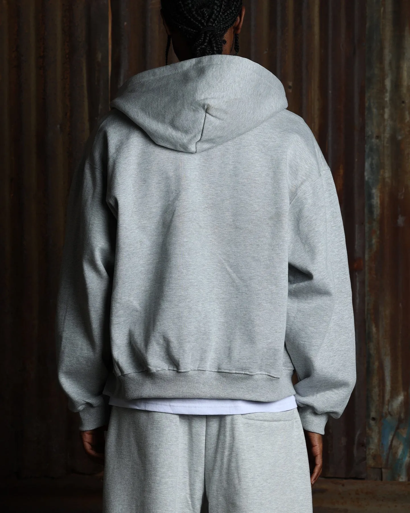 American Thrift Zip Hoodie Grey Heather sold by Culture Kings product image thumbnail 2