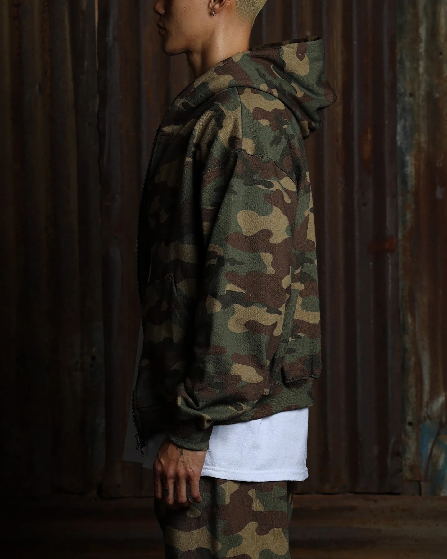 American Thrift Zip Hoodie Camo sold by Culture Kings product image thumbnail 5
