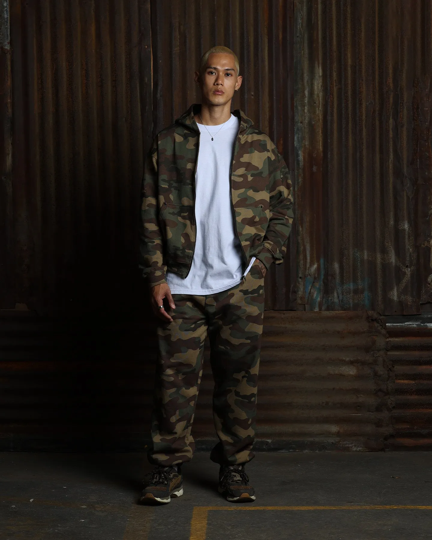 American Thrift Zip Hoodie Camo sold by Culture Kings product image thumbnail 3