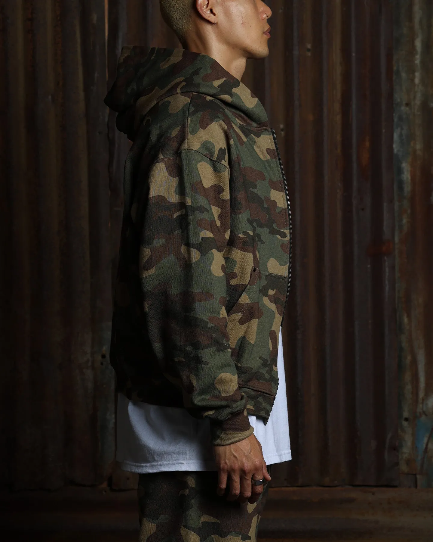 American Thrift Zip Hoodie Camo sold by Culture Kings product image thumbnail 4