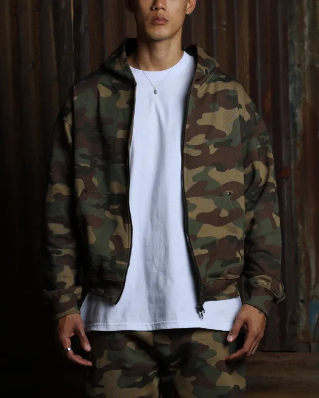 American Thrift Zip Hoodie Camo sold by Culture Kings