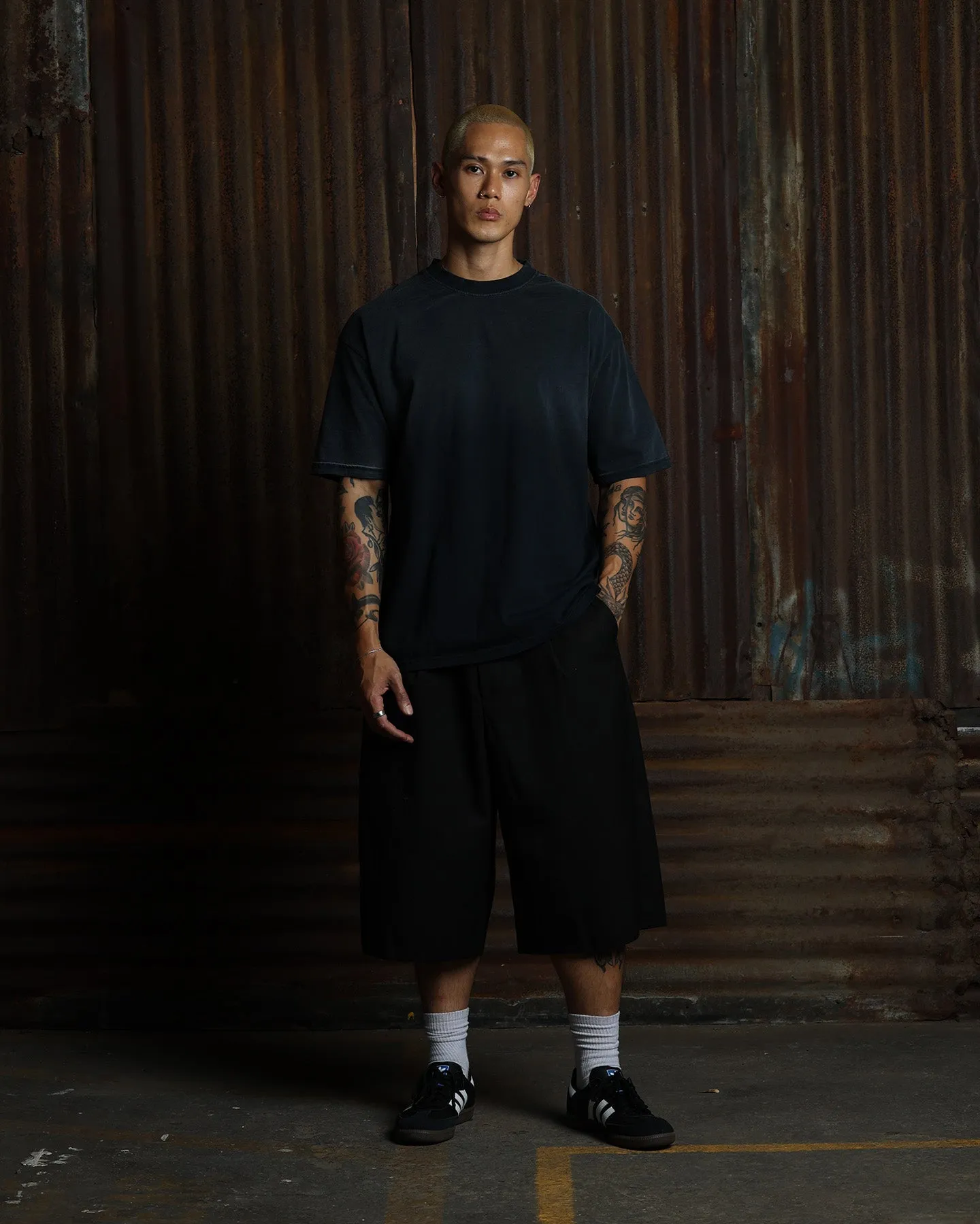 American Thrift Short Sleeve T-Shirt Washed Black sold by Culture Kings product image thumbnail 3