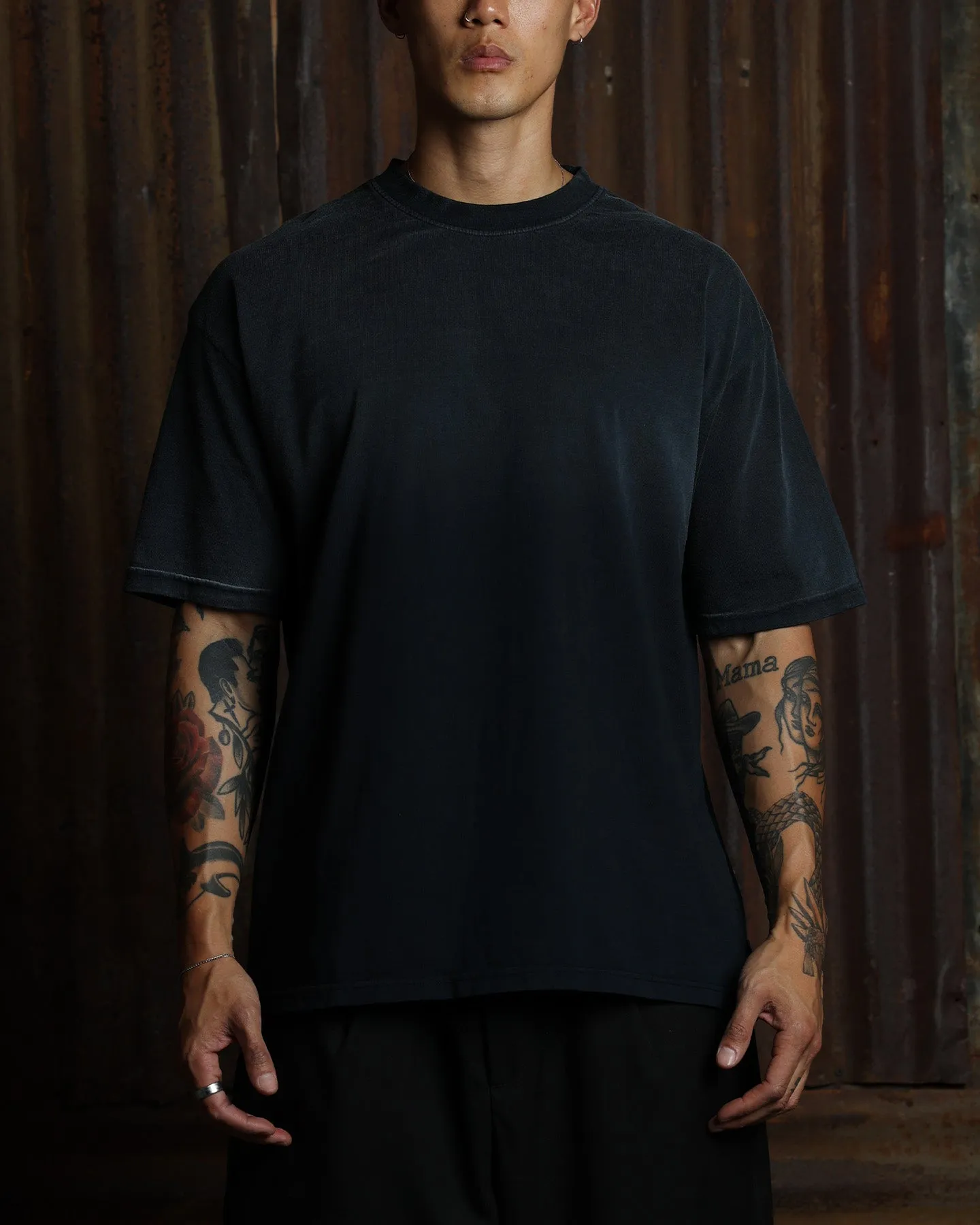 American Thrift Short Sleeve T-Shirt Washed Black sold by Culture Kings