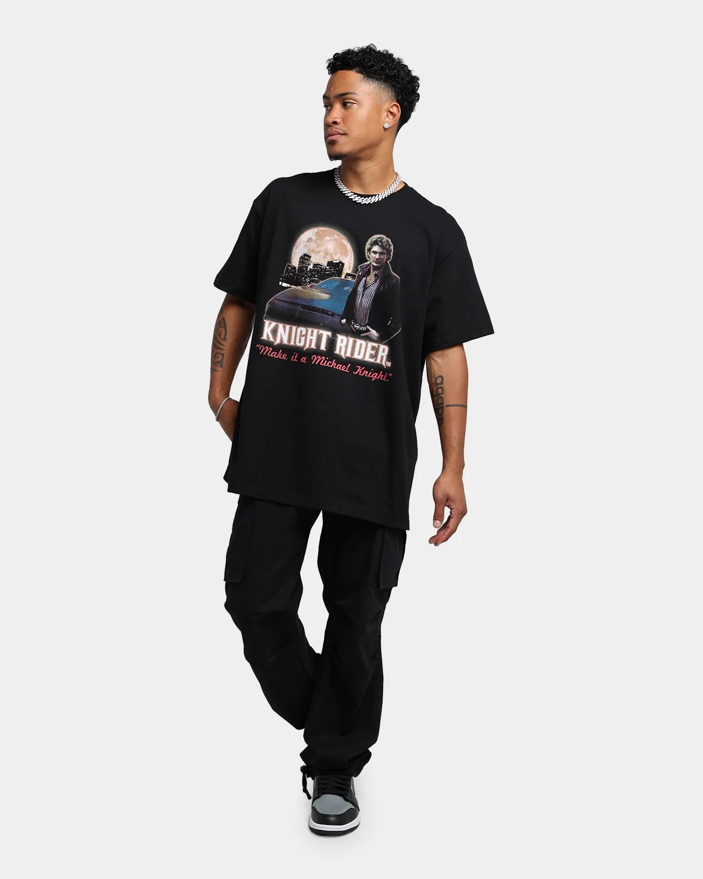 73Studio X Knight Rider Make It Michael Knight T-Shirt Black sold by Culture Kings product image thumbnail 2