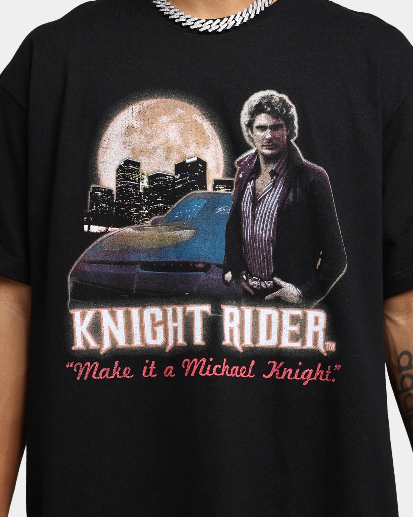 73Studio X Knight Rider Make It Michael Knight T-Shirt Black sold by Culture Kings product image thumbnail 3