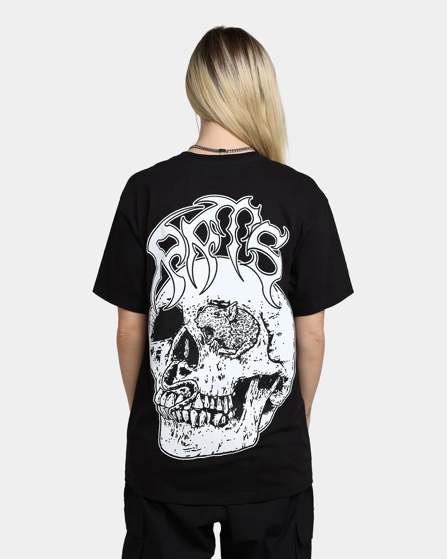 Rats Get Fat X Funeral French Rats Skull T-Shirt Black sold by Culture Kings product image thumbnail 5