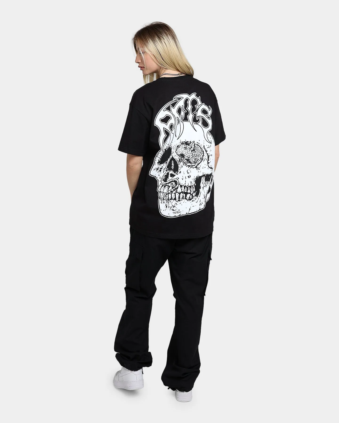 Rats Get Fat X Funeral French Rats Skull T-Shirt Black sold by Culture Kings product image thumbnail 3