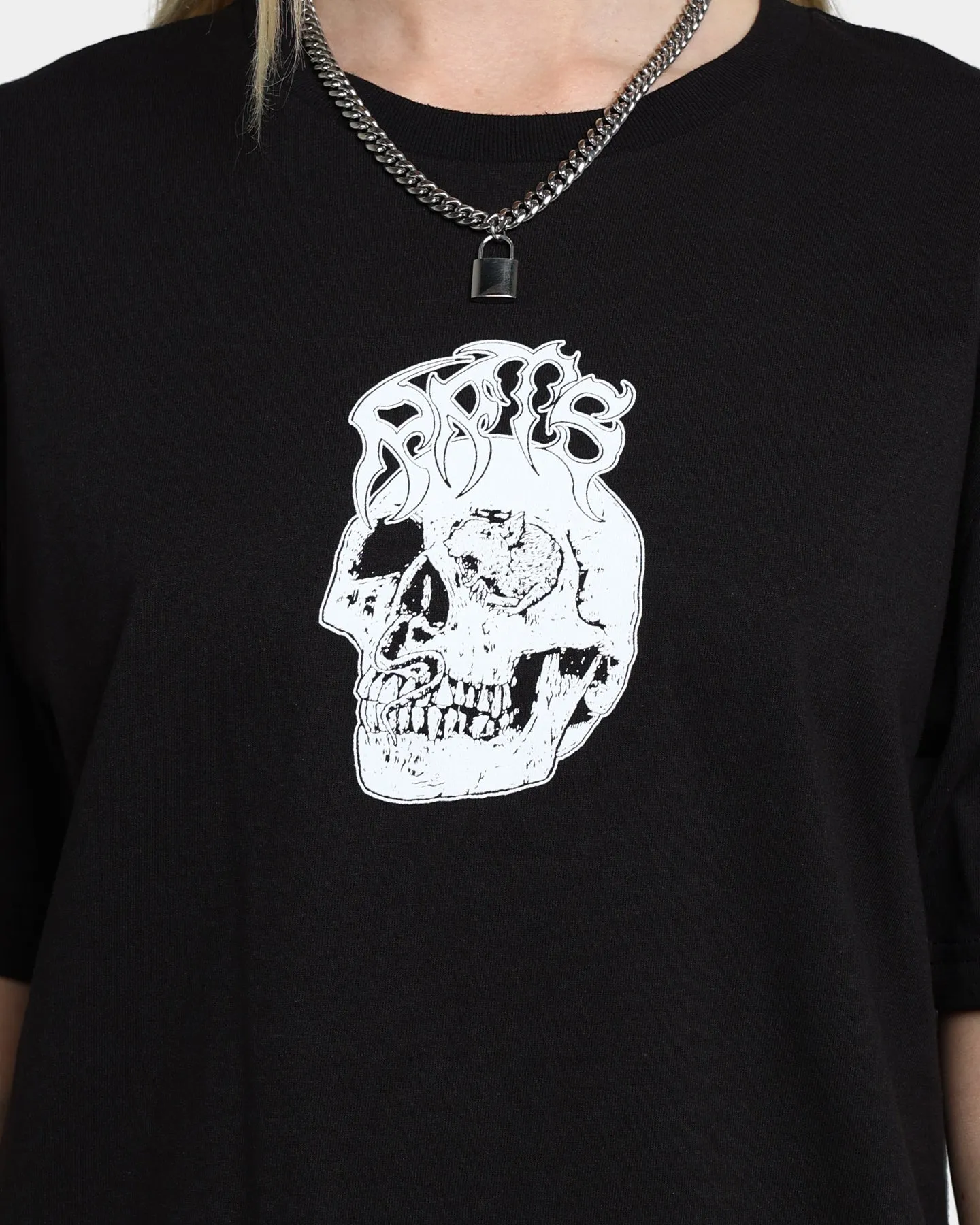 Rats Get Fat X Funeral French Rats Skull T-Shirt Black sold by Culture Kings product image thumbnail 4