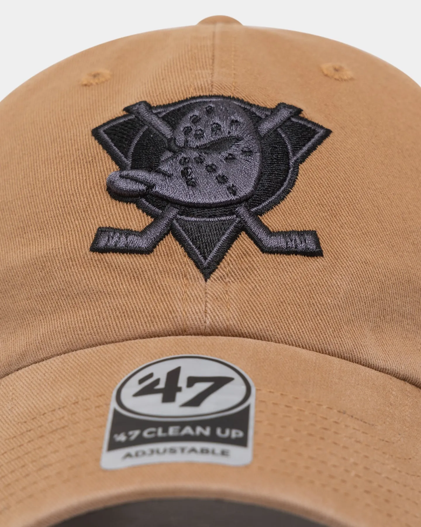 47 Brand Anaheim Ducks '47 Clean Up Strapback Camel sold by Culture Kings product image thumbnail 5