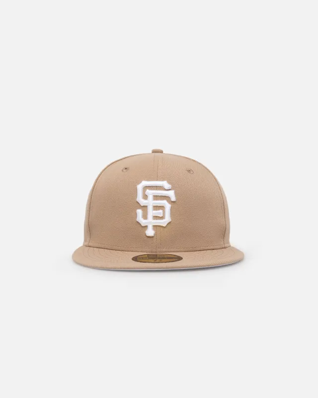 New Era San Francisco Giants "Camel White" 59FIFTY Fitted Tumbleweed/White sold by Culture Kings
