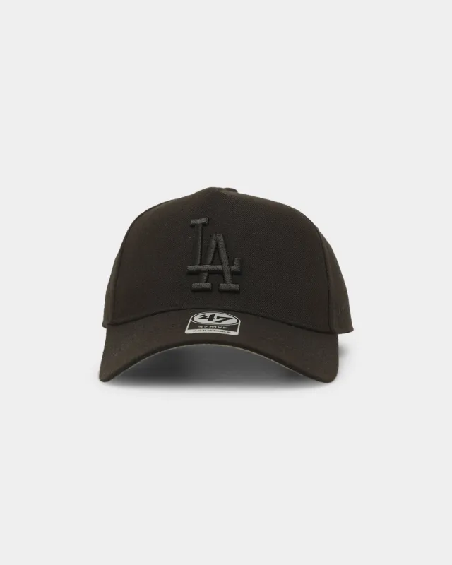 47 Brand Los Angeles Dodgers 'Black/Black' '47 MVP DT Snapback Black/Black made by 47