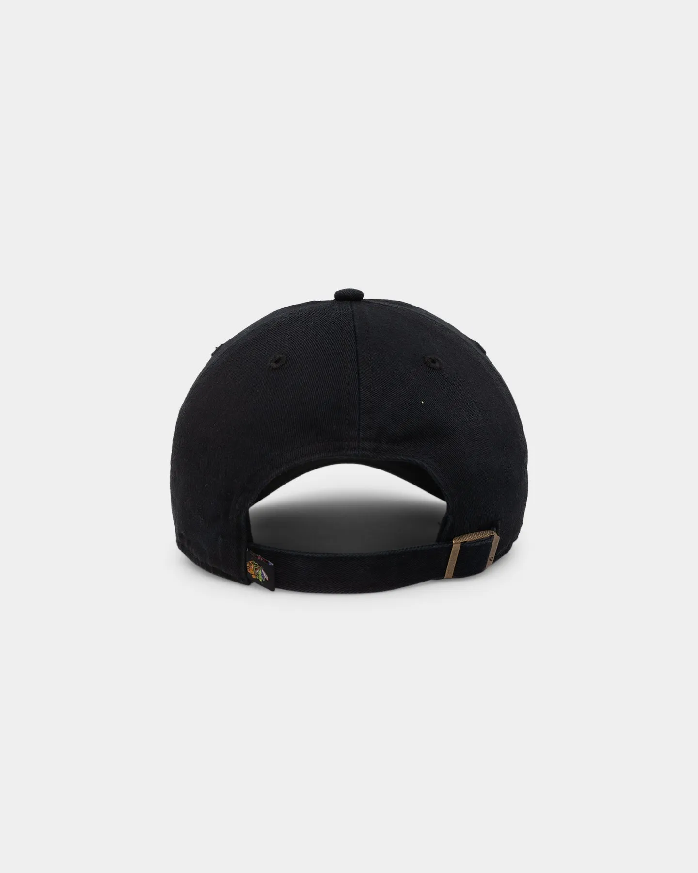 47 Brand Chicago Blackhawks Clean Up Strapback Black/Black sold by Culture Kings product image thumbnail 2